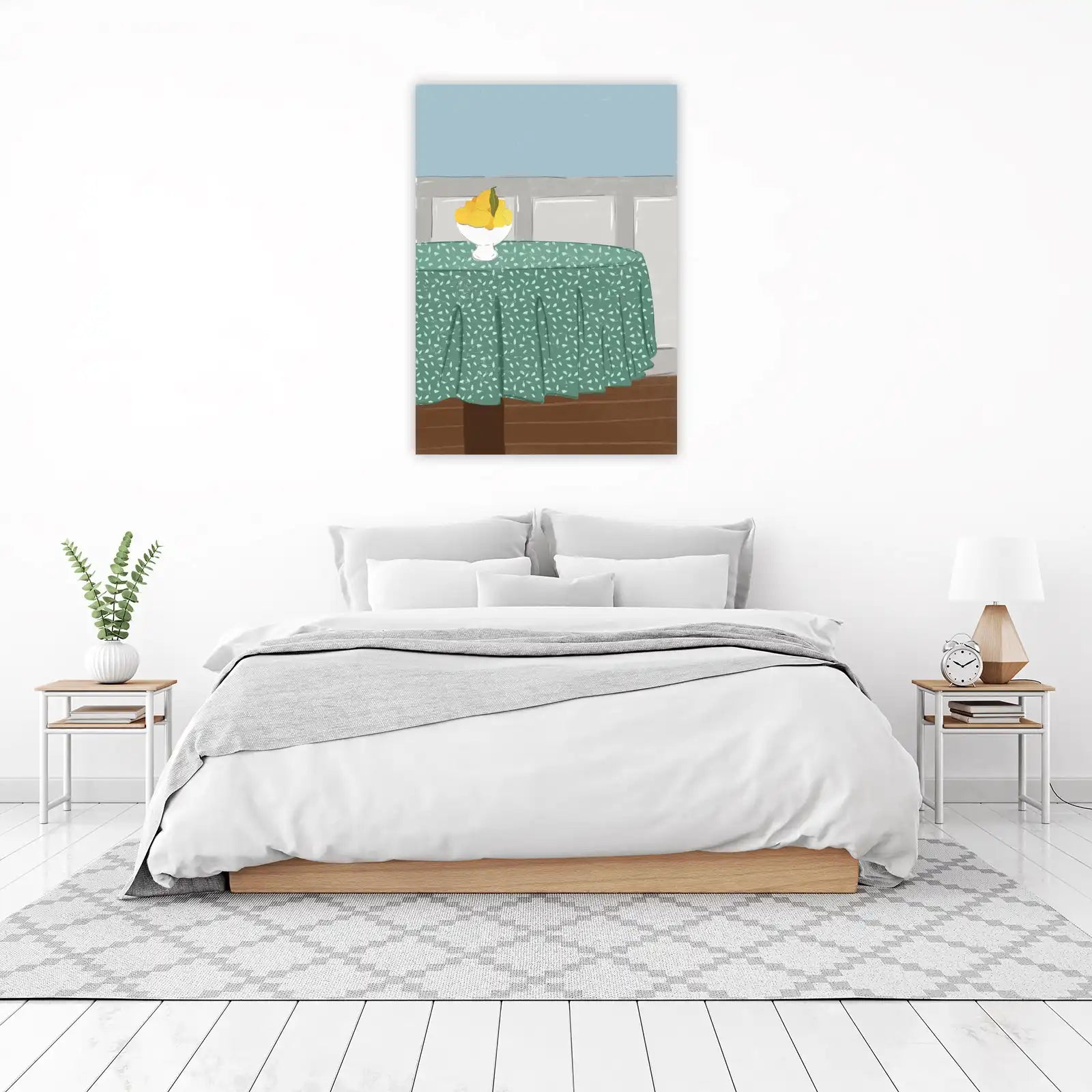 Vibrant Lemon Still Life Wall Art