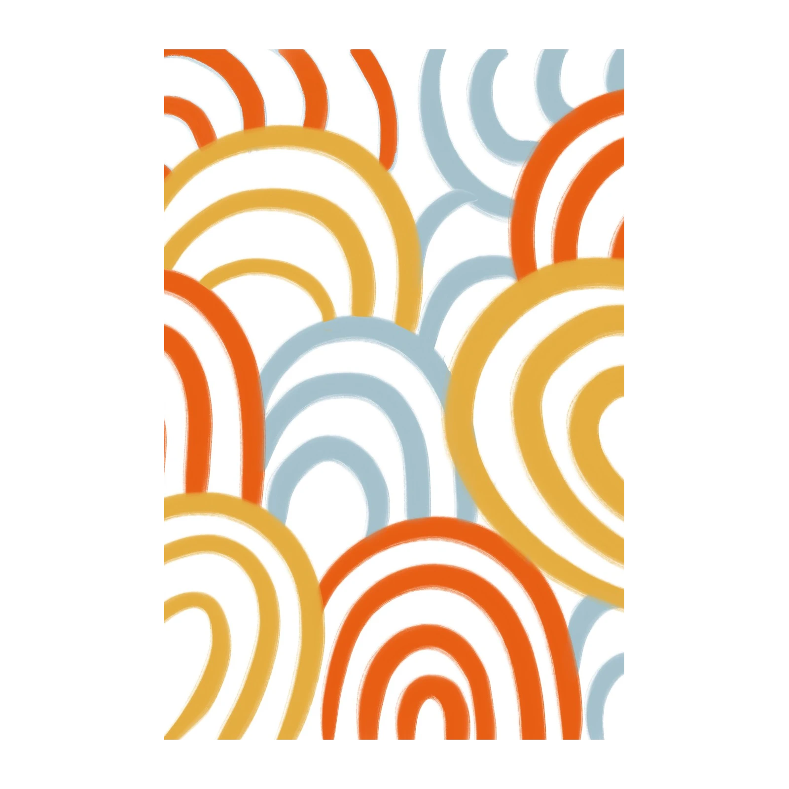 Boho Rainbow Arch Abstract Wall Art