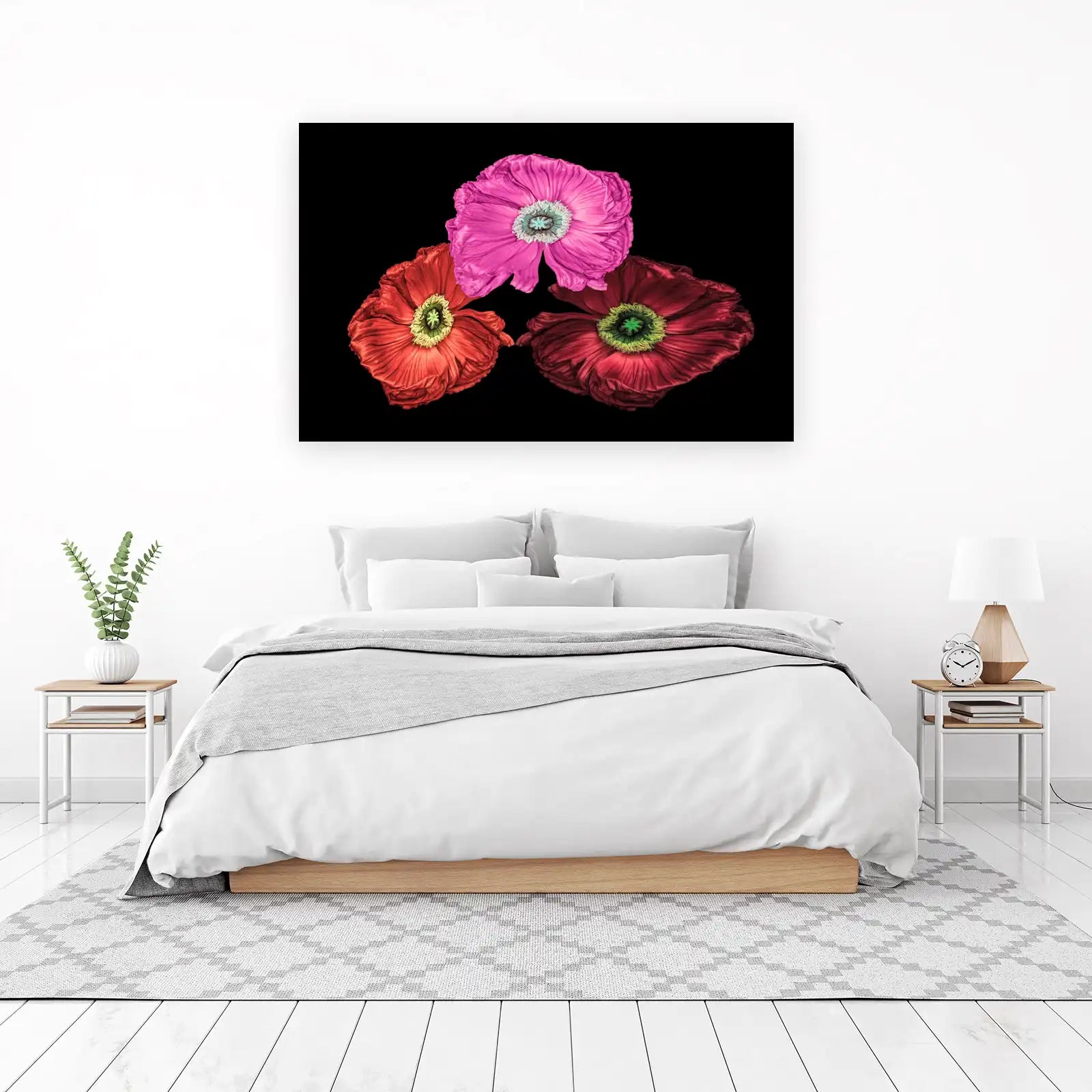 Vibrant Poppies Art Wall Art