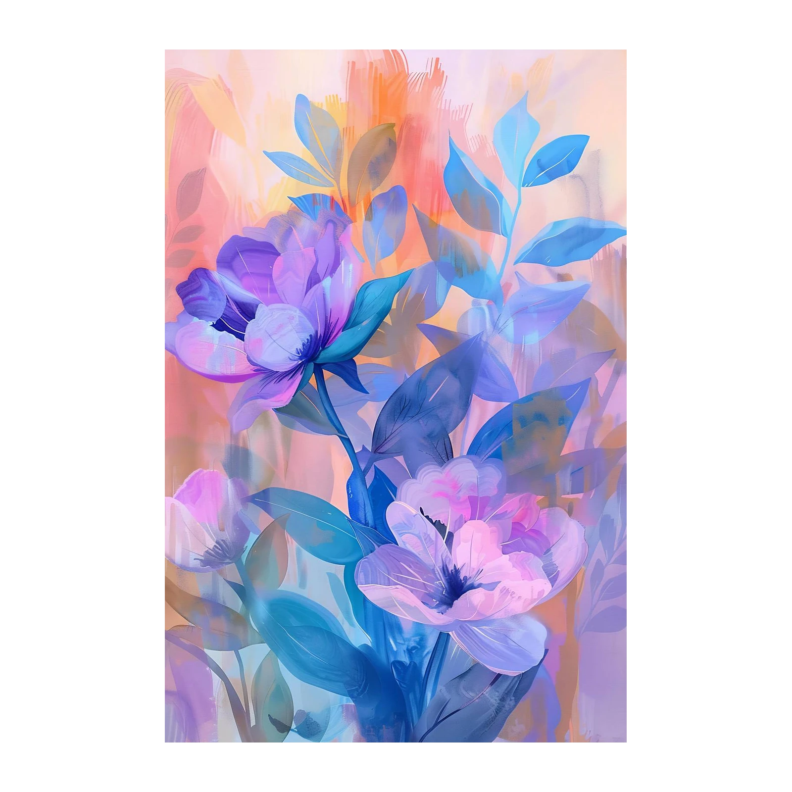 Abstract Floral Dream Wall Art