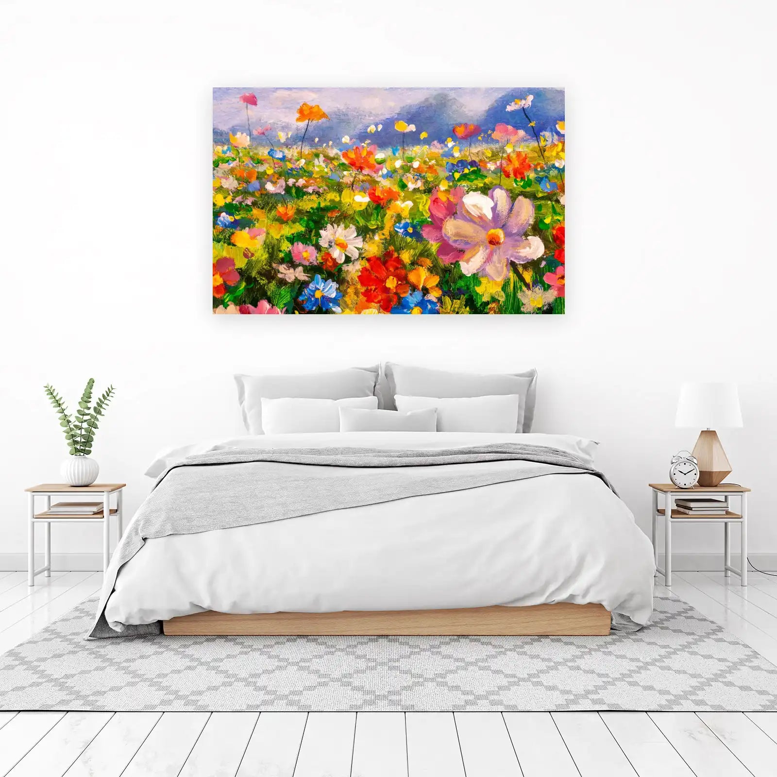 Vibrant Wildflower Meadow Wall Art