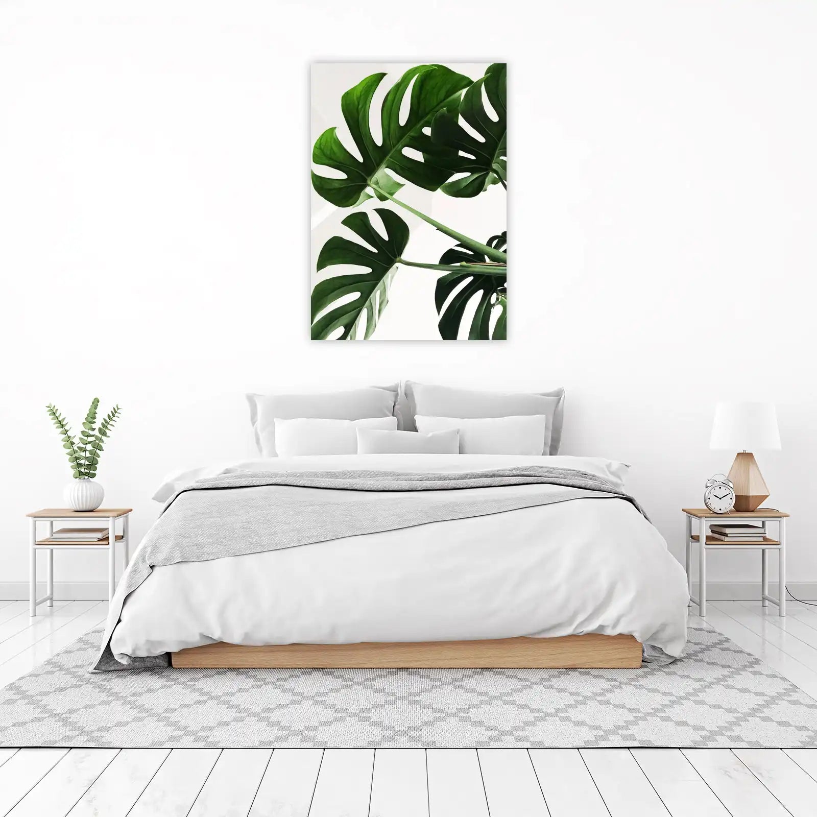 Tropical Monstera Leaf Art Wall Art