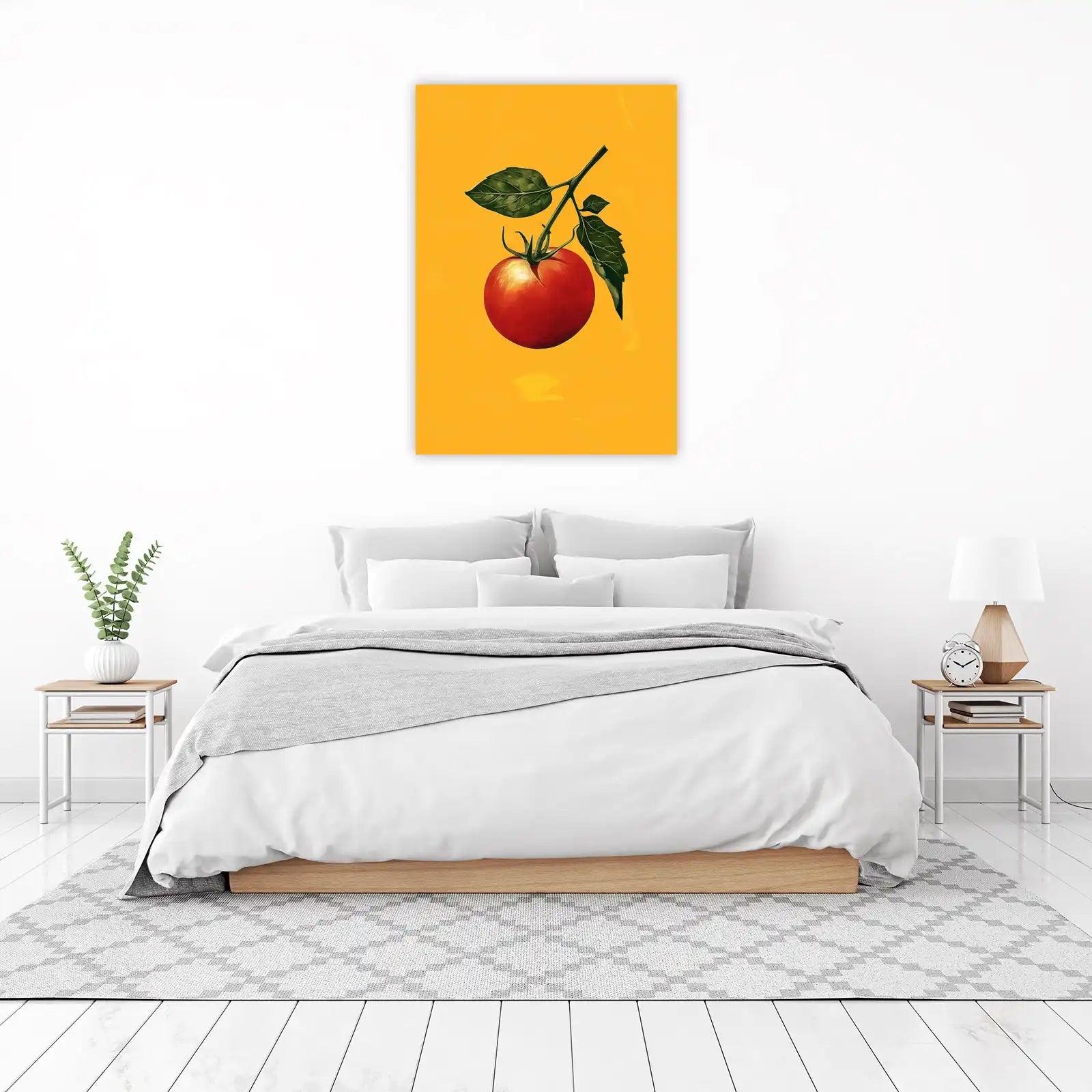 Vibrant Tomato Botanical Art Wall Art