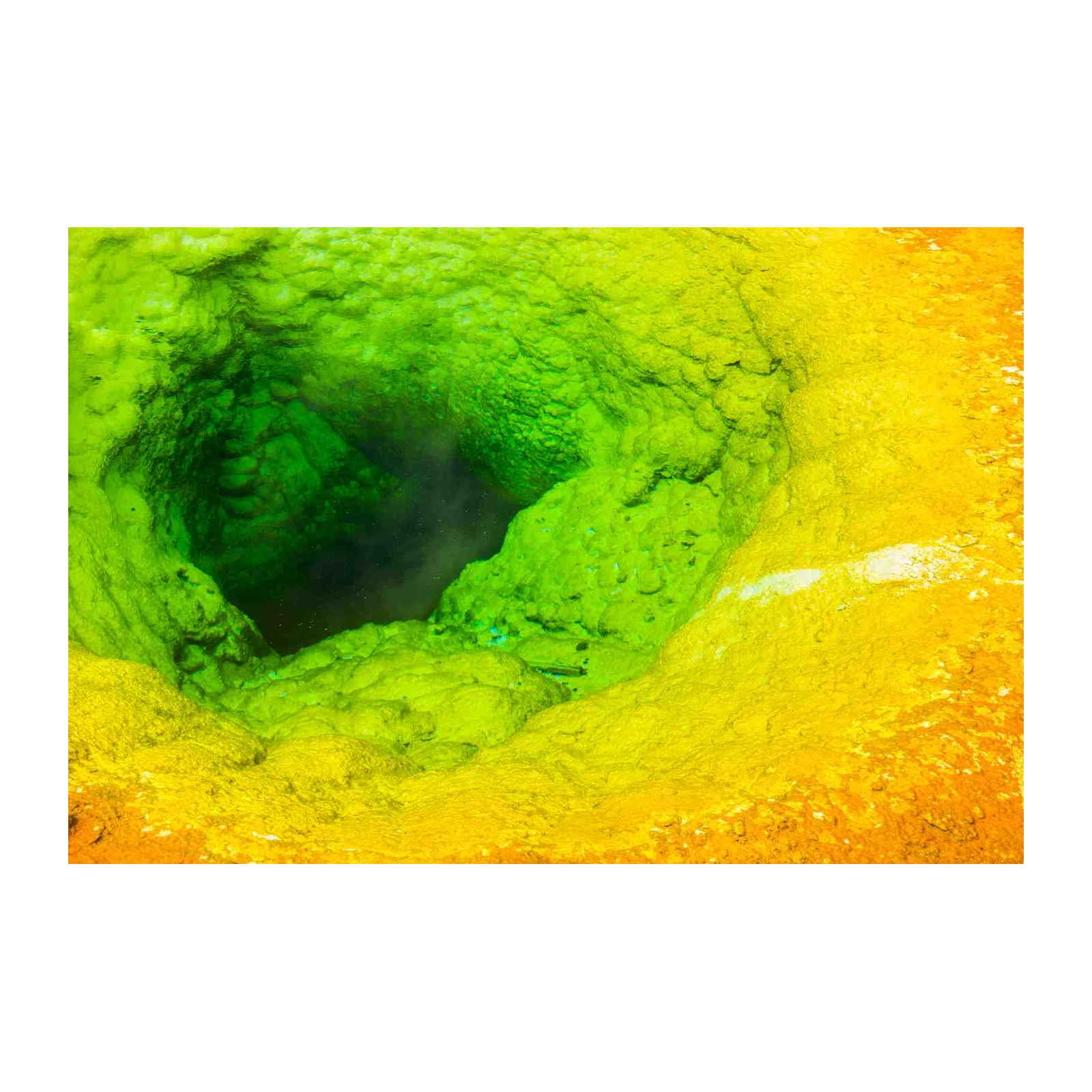 Vibrant Hot Spring Abstract Wall Art