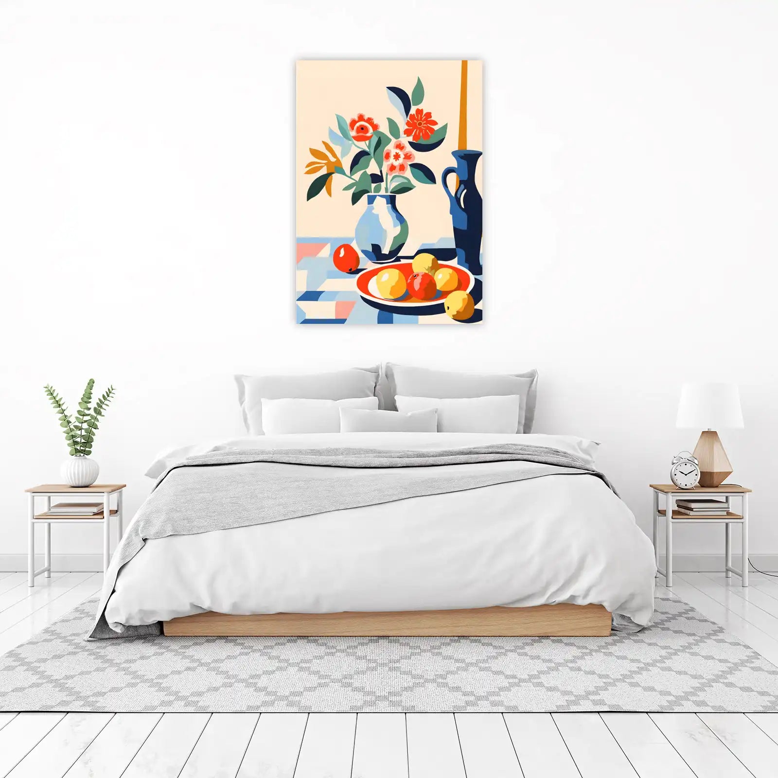 Vibrant Floral Still Life Wall Art