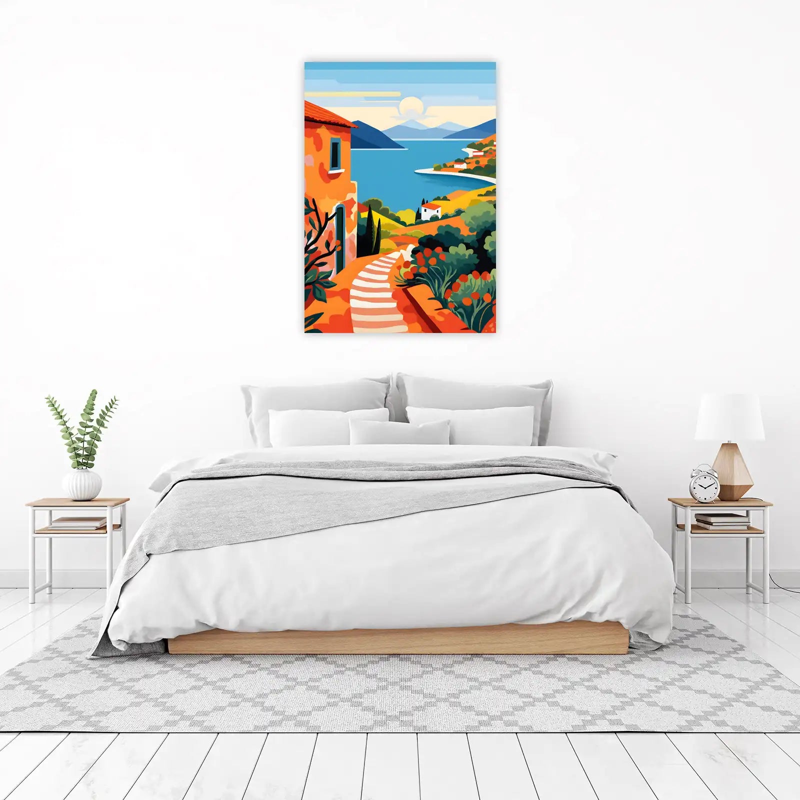 Vibrant Mediterranean Escape Wall Art