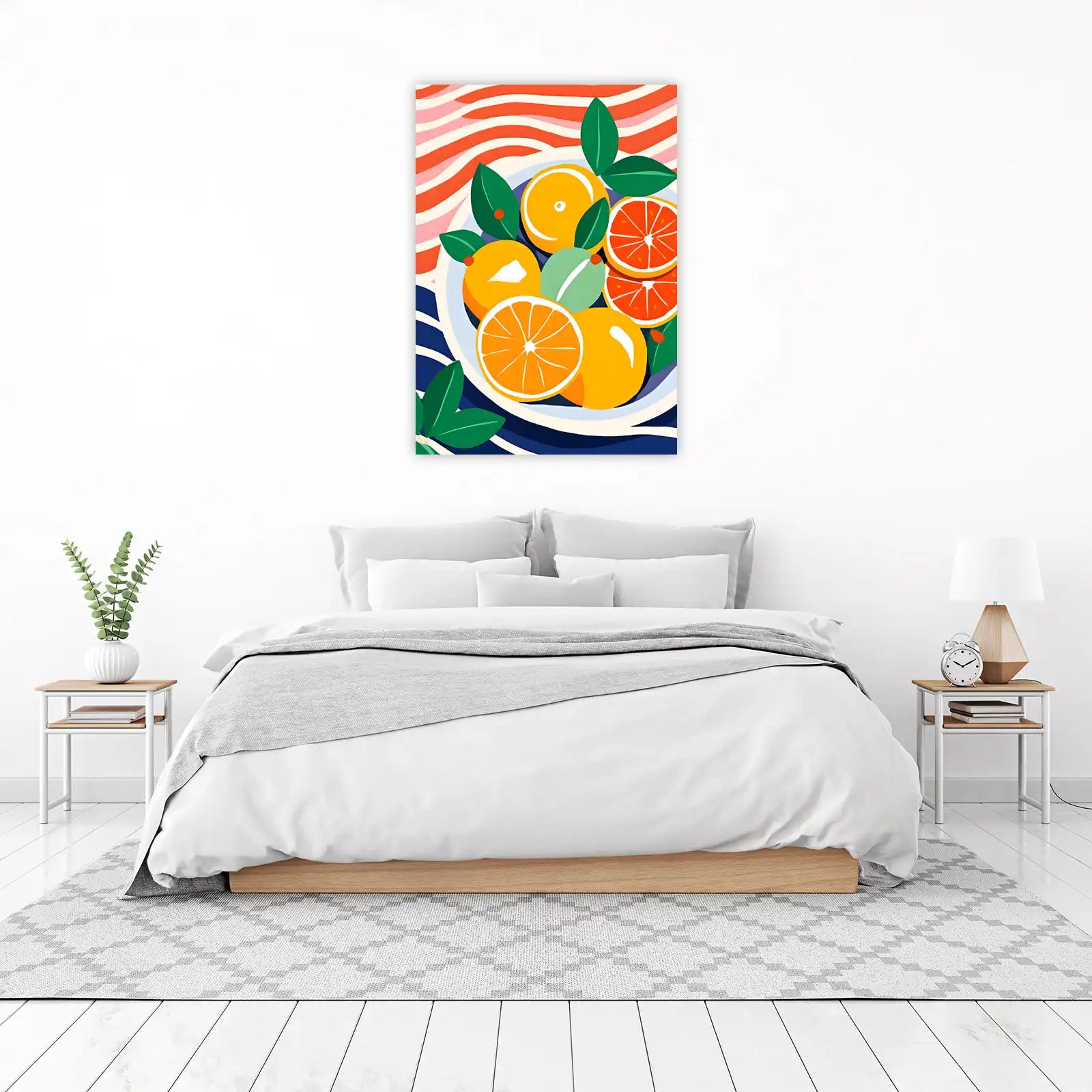 Vibrant Citrus Delight Wall Art