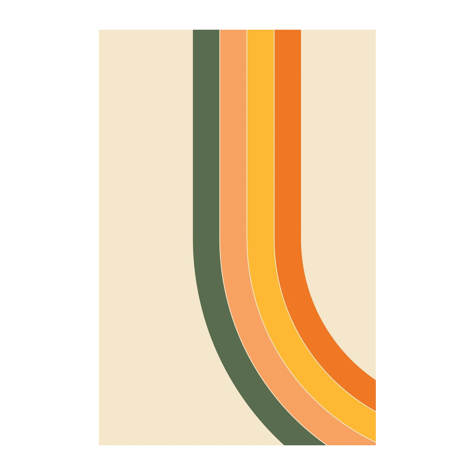 Retro Arch Wall Art Wall Art