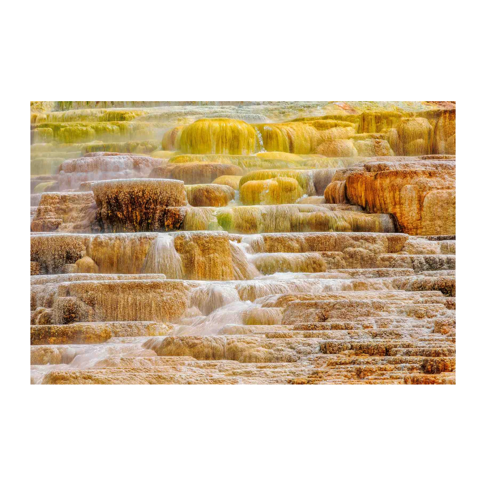 Terraced Hot Springs Nature Wall Art