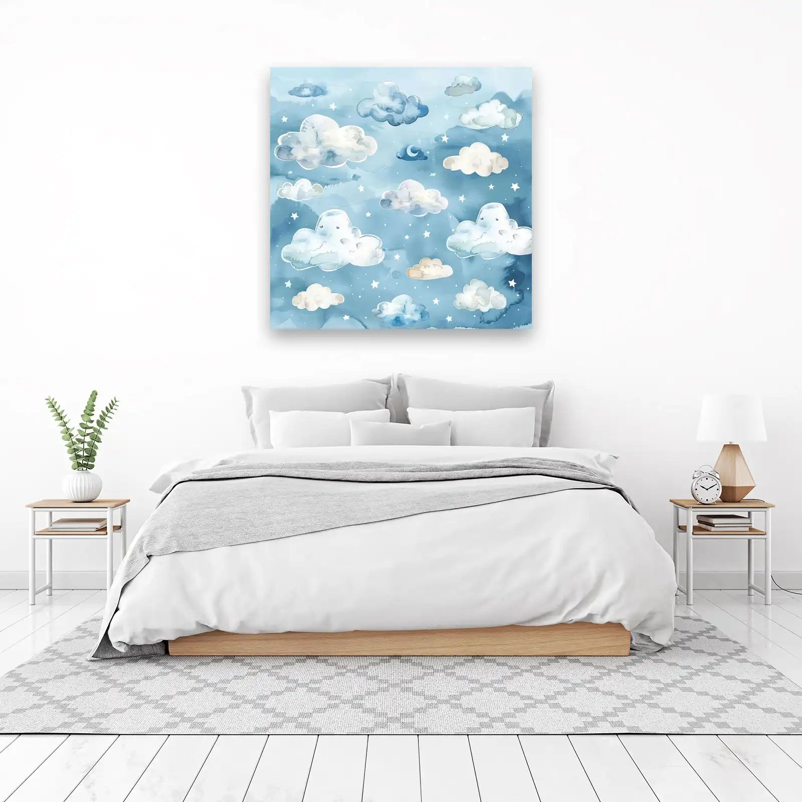 Dreamy Cloud Nursery Art Wall Art
