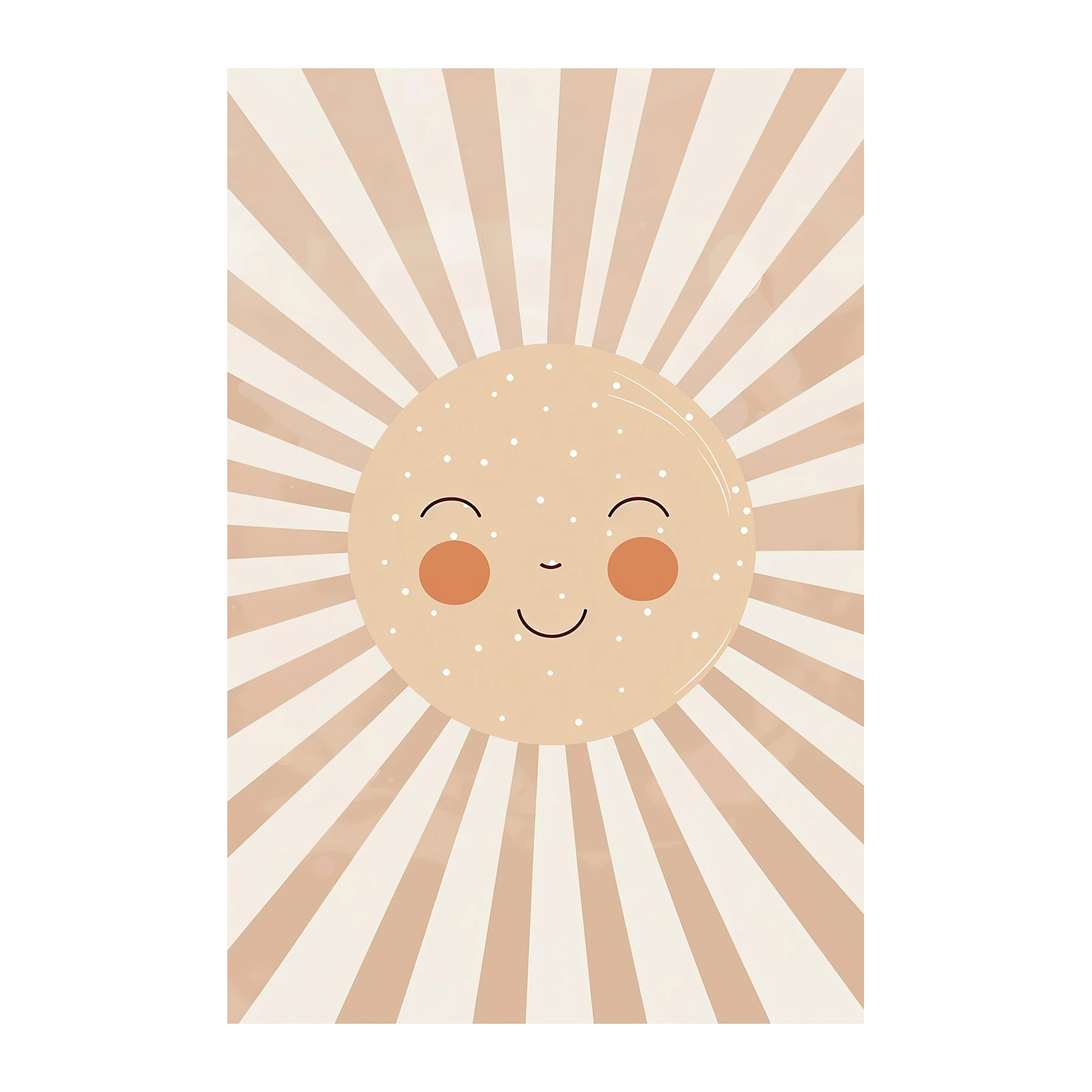 Boho Sunshine Smiley Face Wall Art