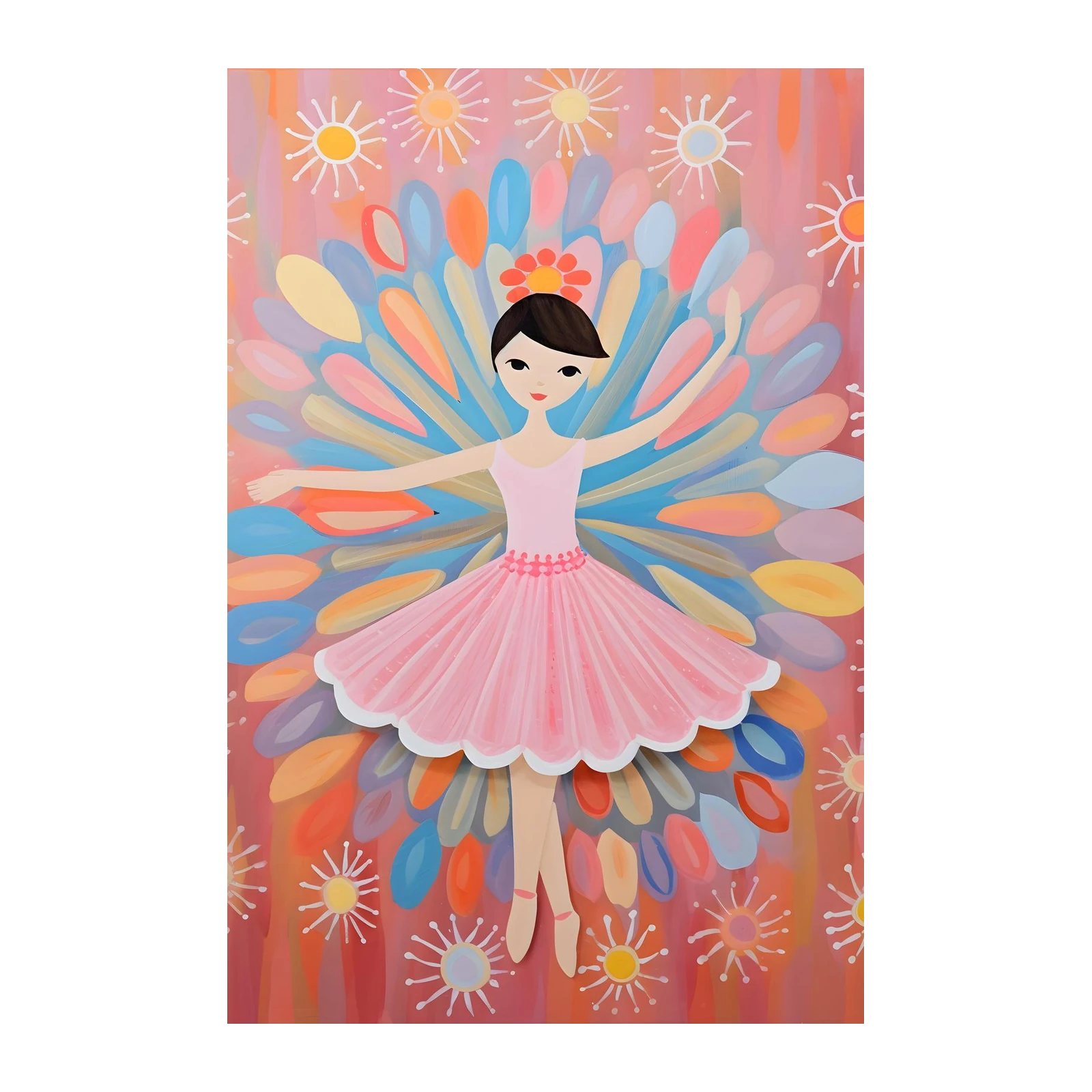 Enchanting Ballerina Dance Wall Art