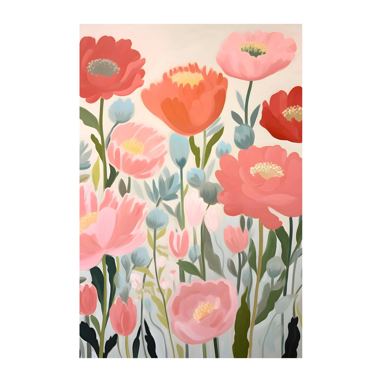 Vibrant Floral Dream Wall Art