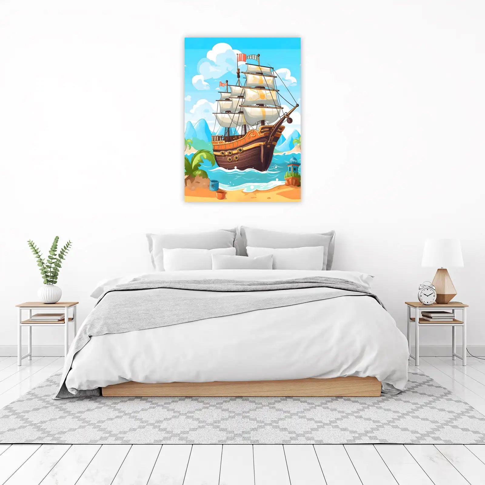 Adventure Awaits Pirate Ship Wall Art