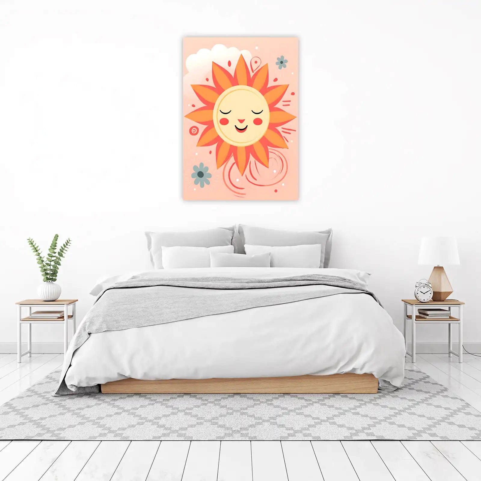 Smiling Sun Rays Wall Art Wall Art