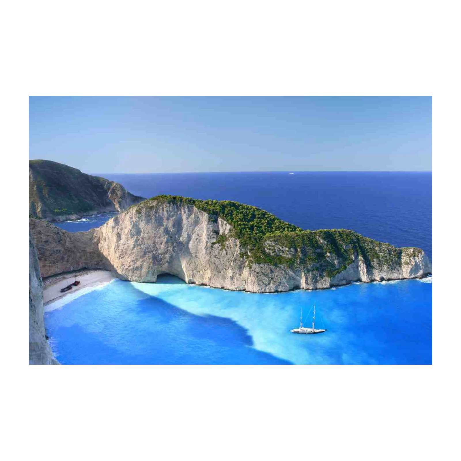 Navagio Beach Greece Blue Waters Wall Art