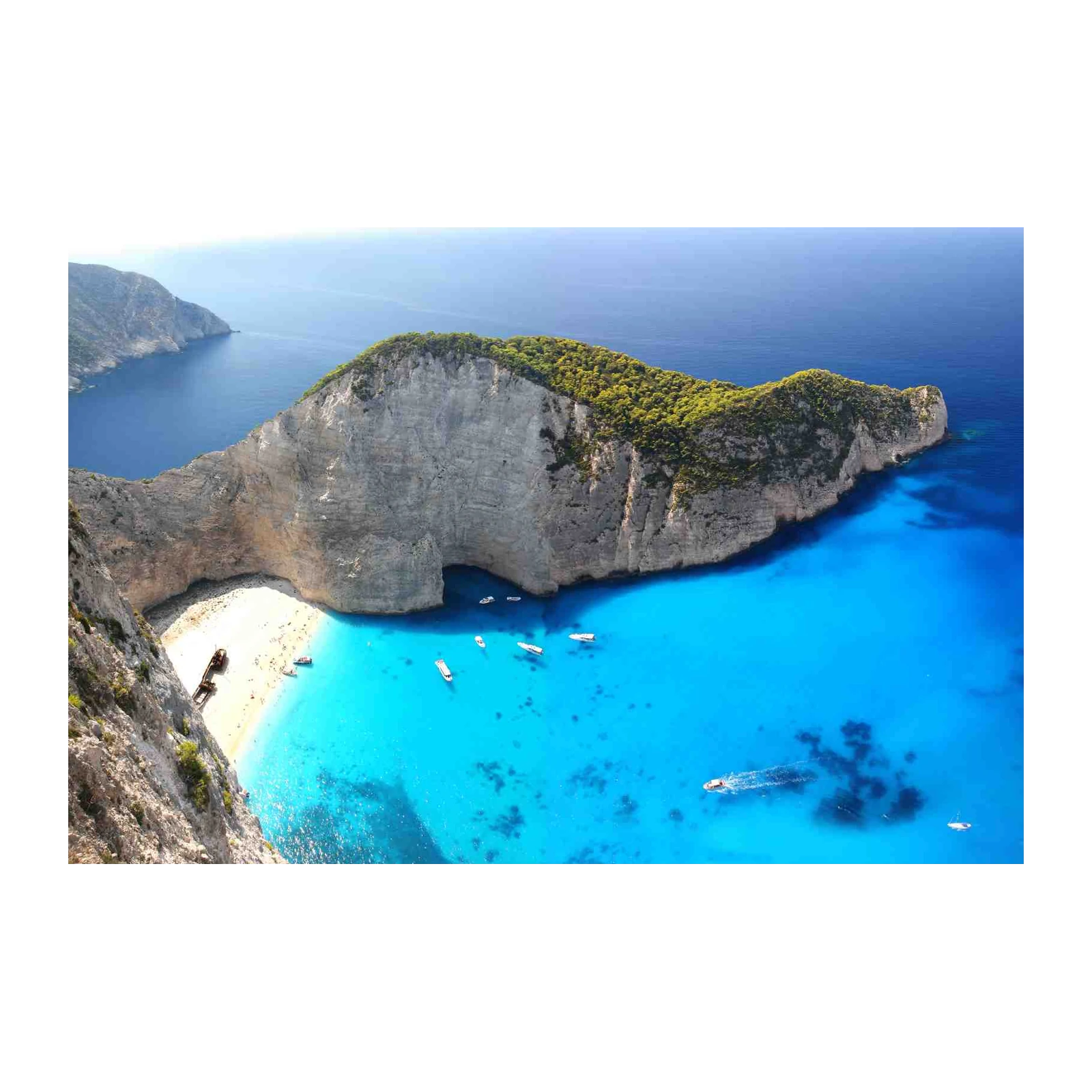 Stunning Navagio Beach Landscape Wall Art