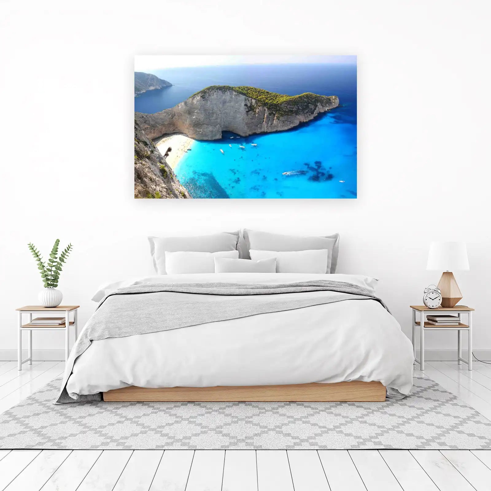 Stunning Navagio Beach Landscape Wall Art