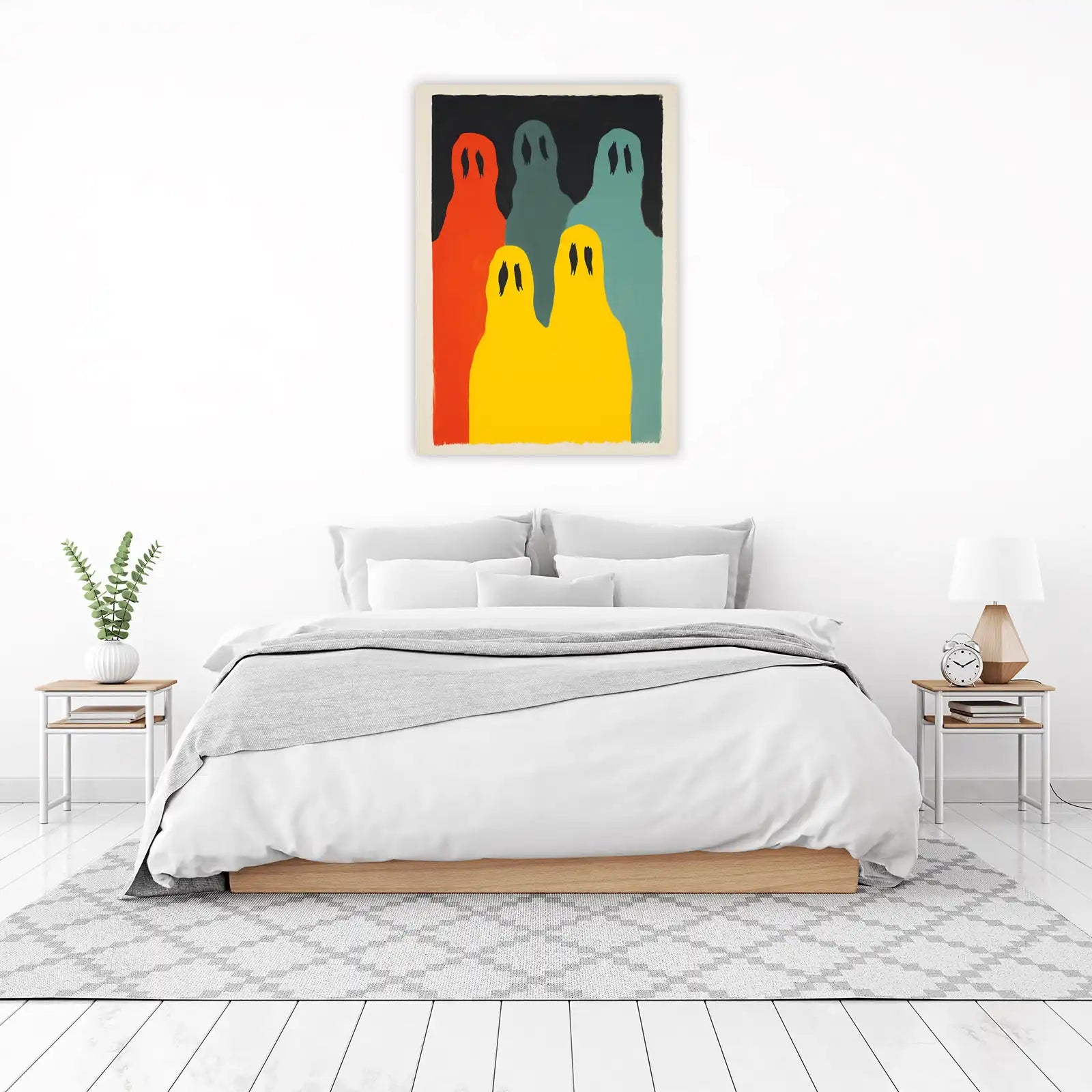 Abstract Ghost Crew Wall Art