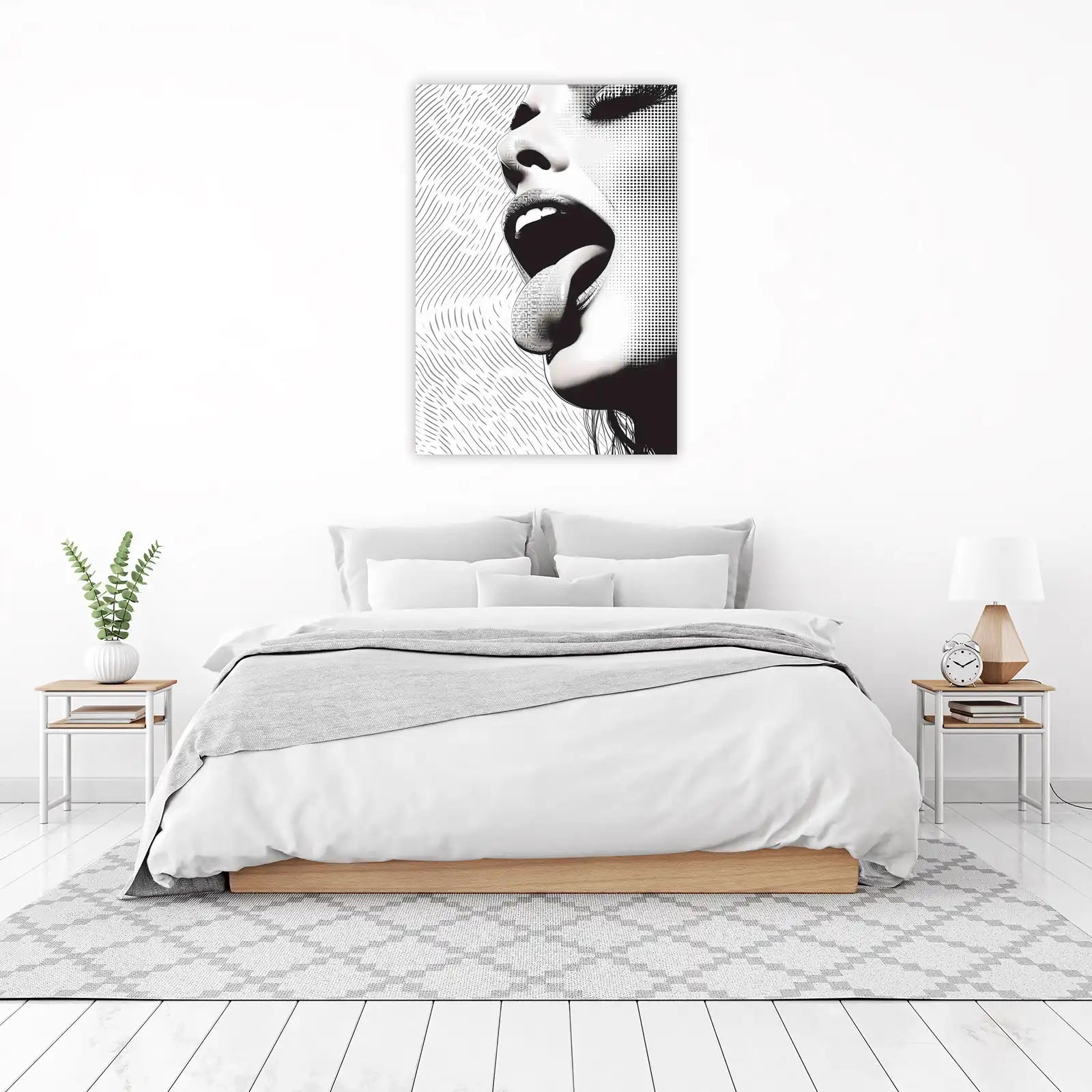 Bold Lip & Tongue Pop Art Wall Art