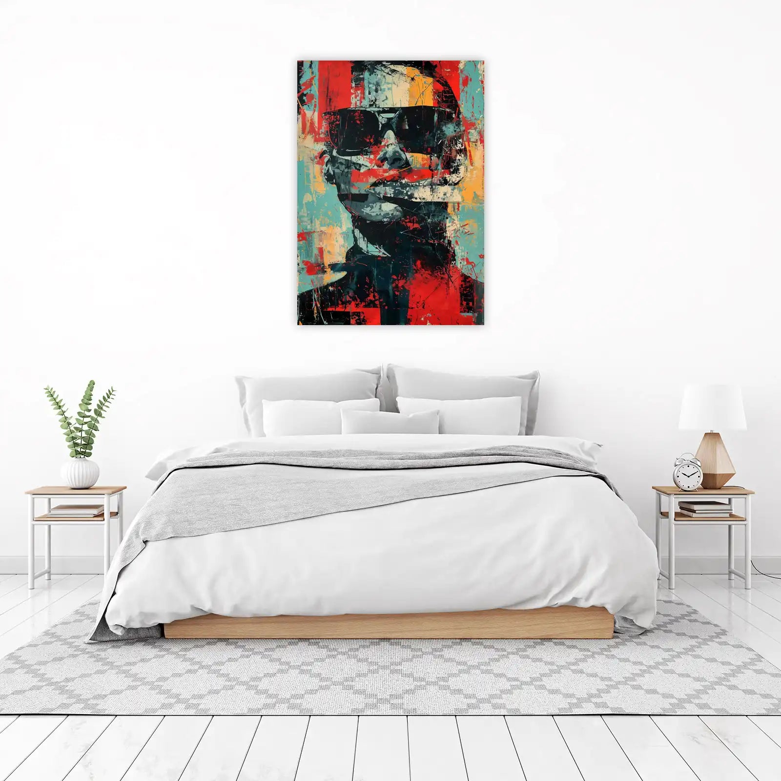 Bold Abstract Portrait Wall Art