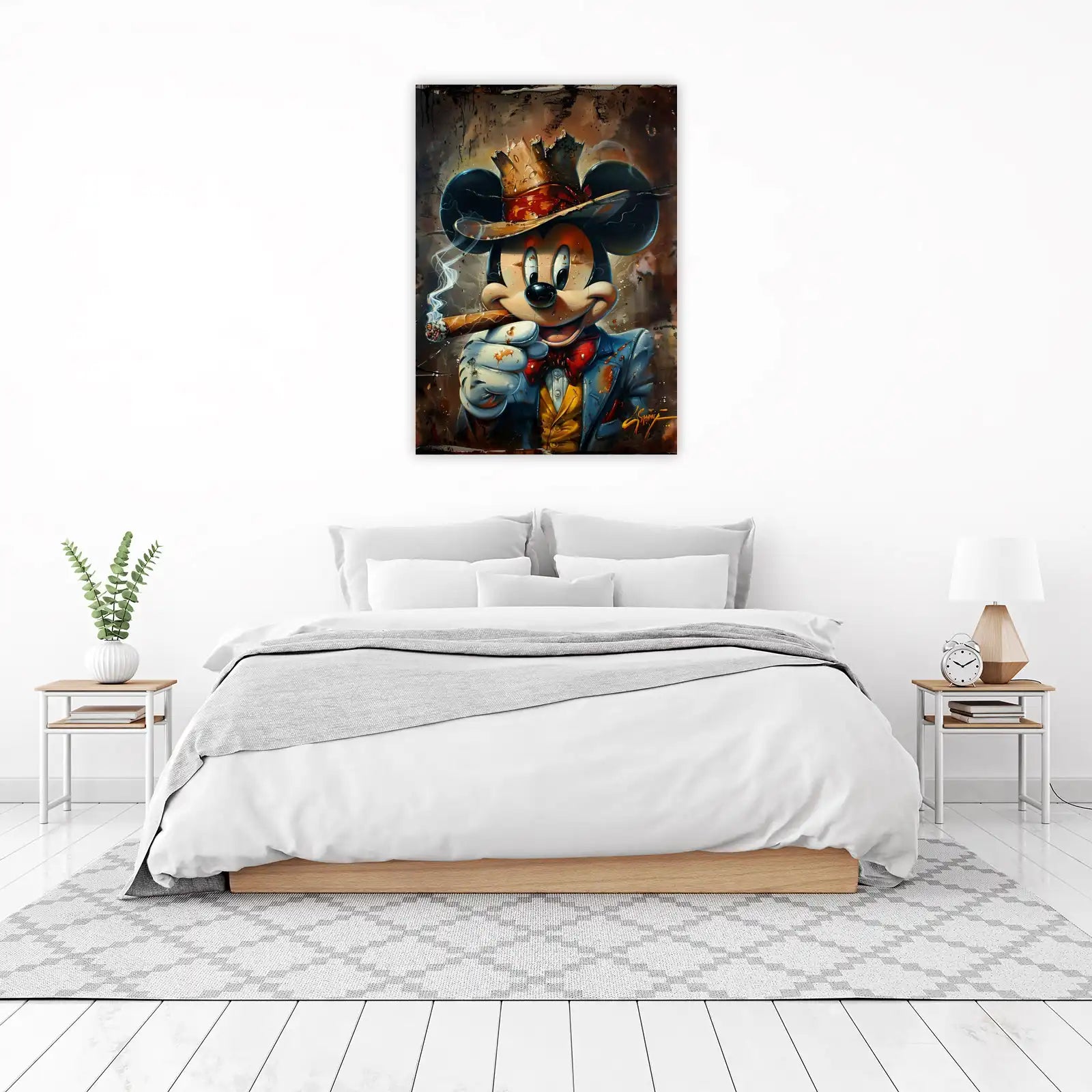 Boss Mickey Cigar Art Wall Art