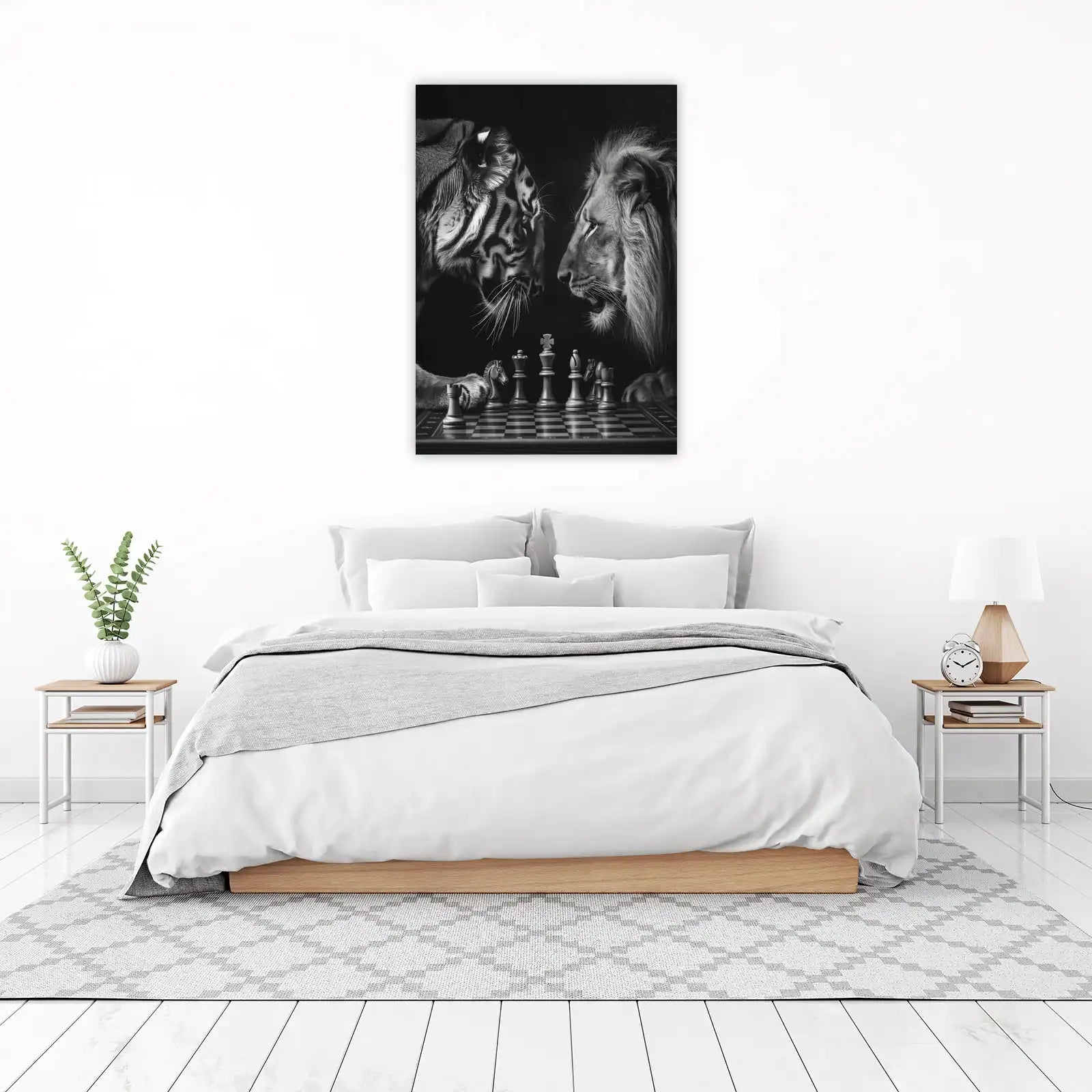 Majestic Chess Battle Wall Art