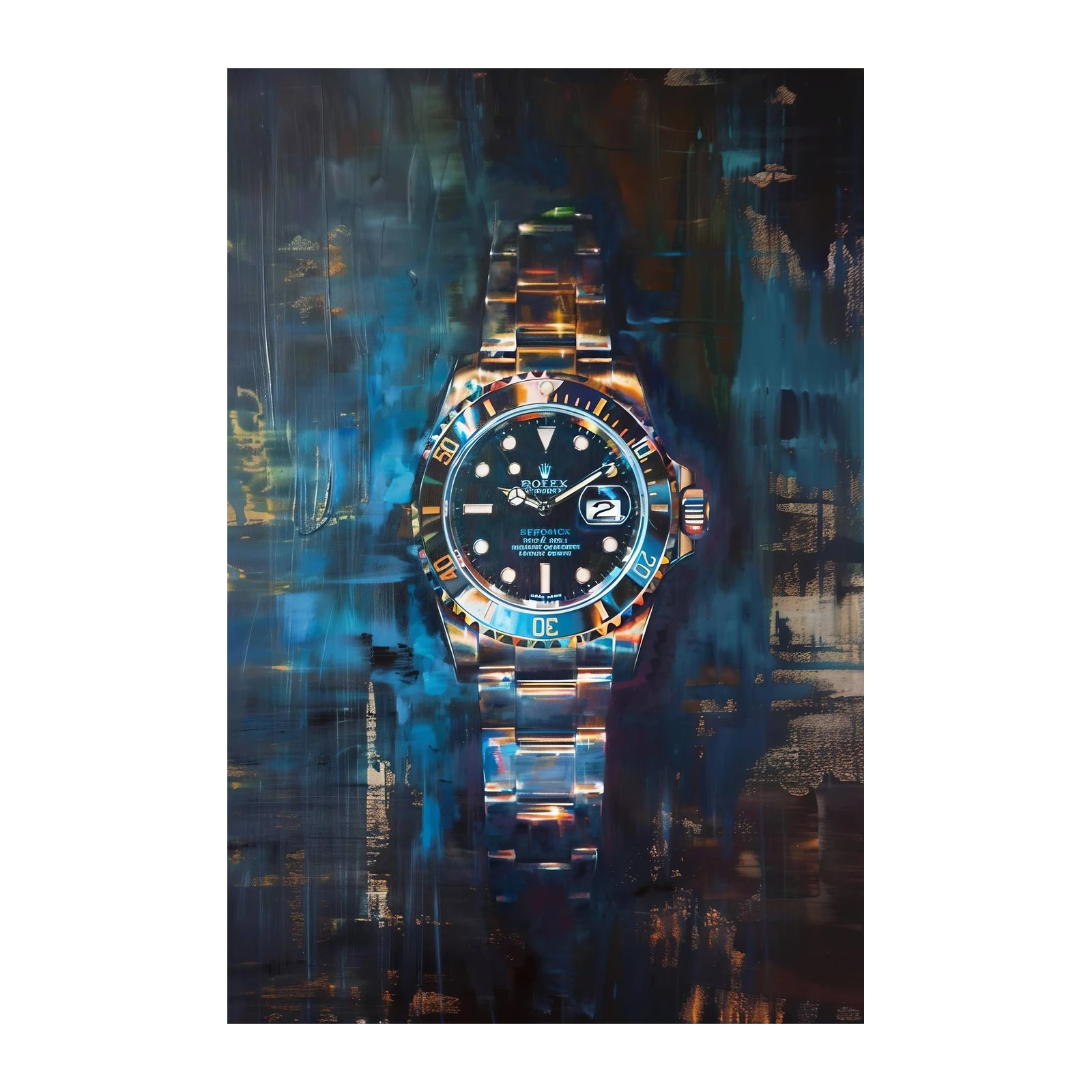 Luxury Rolex Submariner Abstract Wall Art