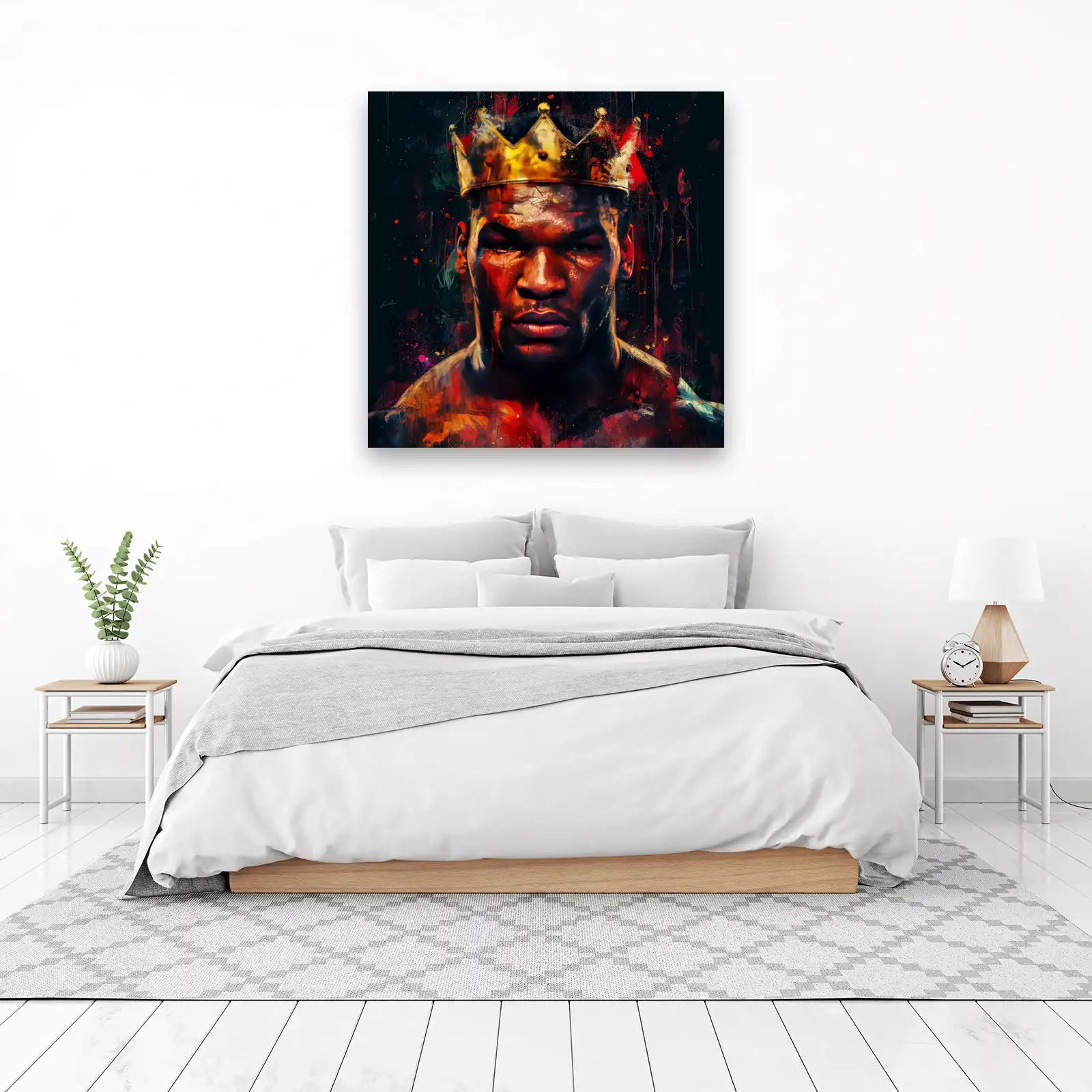 Mike Tyson 'Iron King' Portrait Wall Art