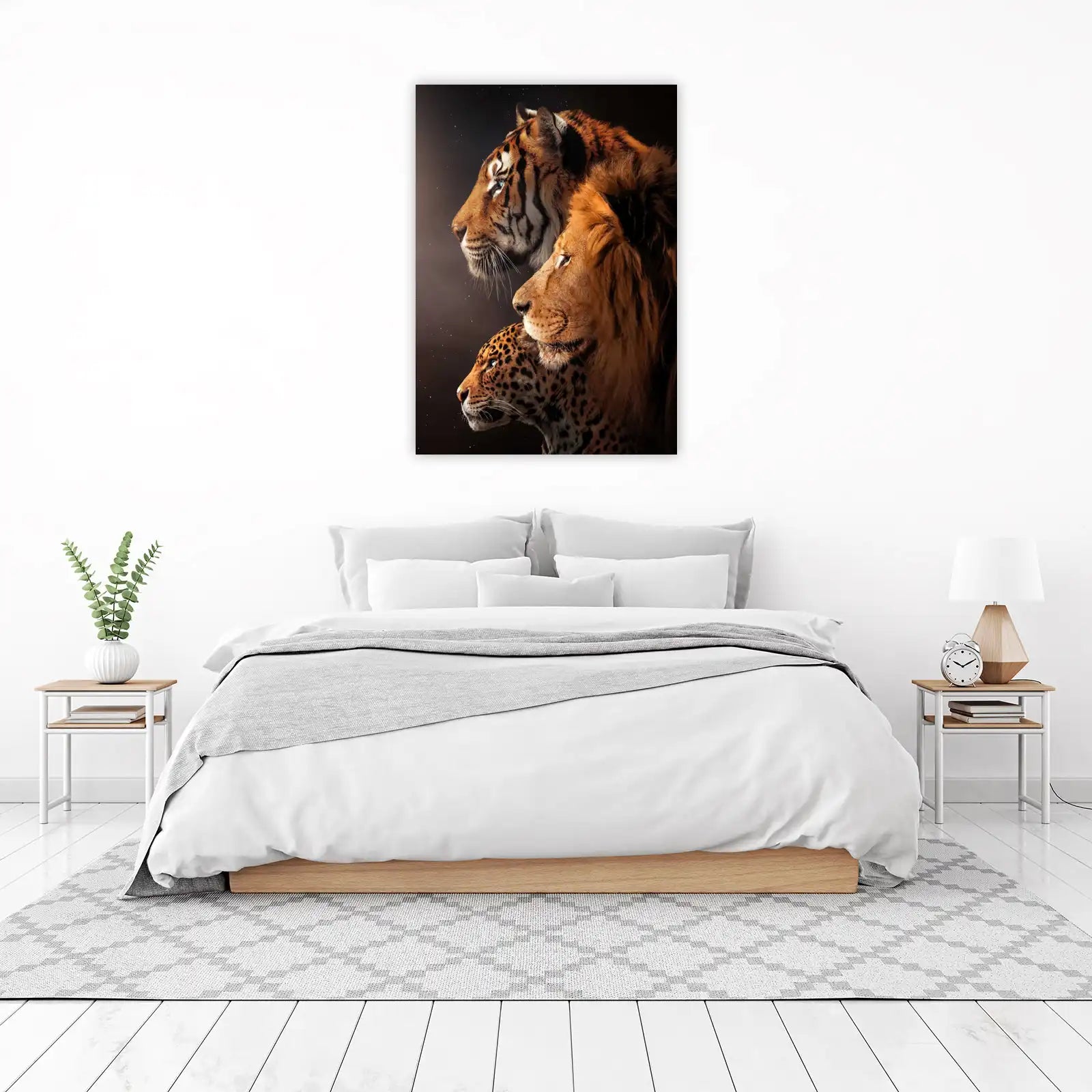 Majestic Big Cats Trio Wall Art