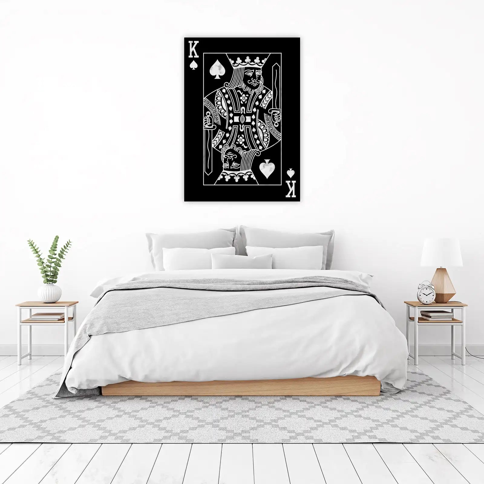 Bold King of Spades Art Wall Art