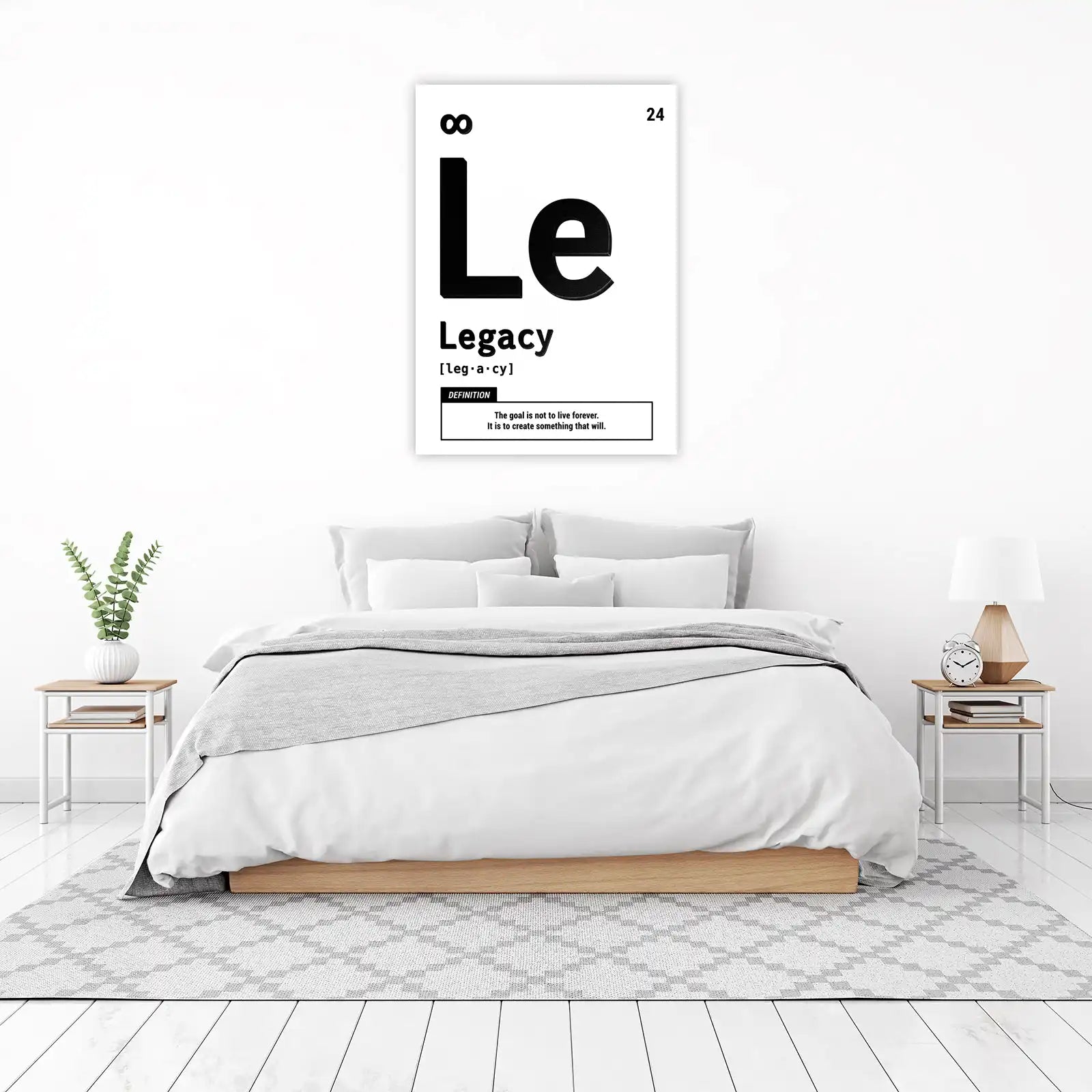 Inspiring Legacy Definition Black & White Wall Art