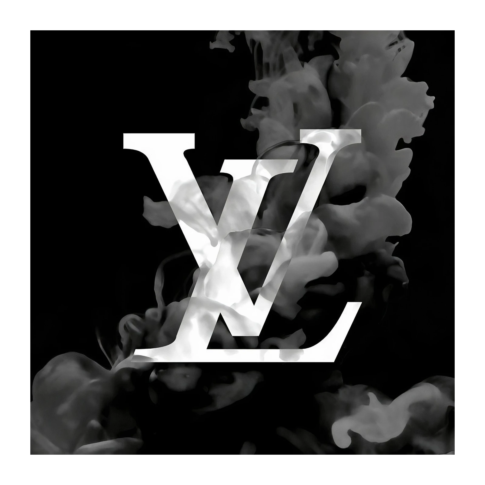Monogram Smoke Luxury LV Wall Art