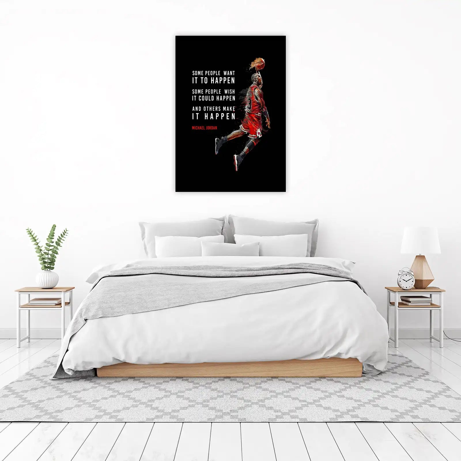 Michael Jordan Motivational Quote Wall Art
