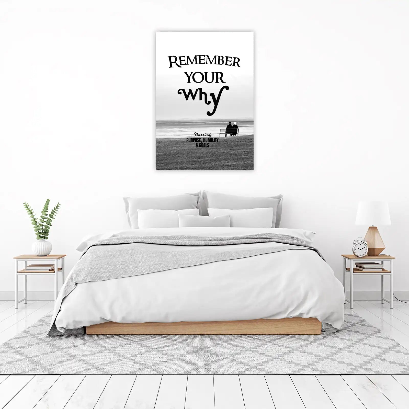 Motivational 'Remember Your Why' Wall Art