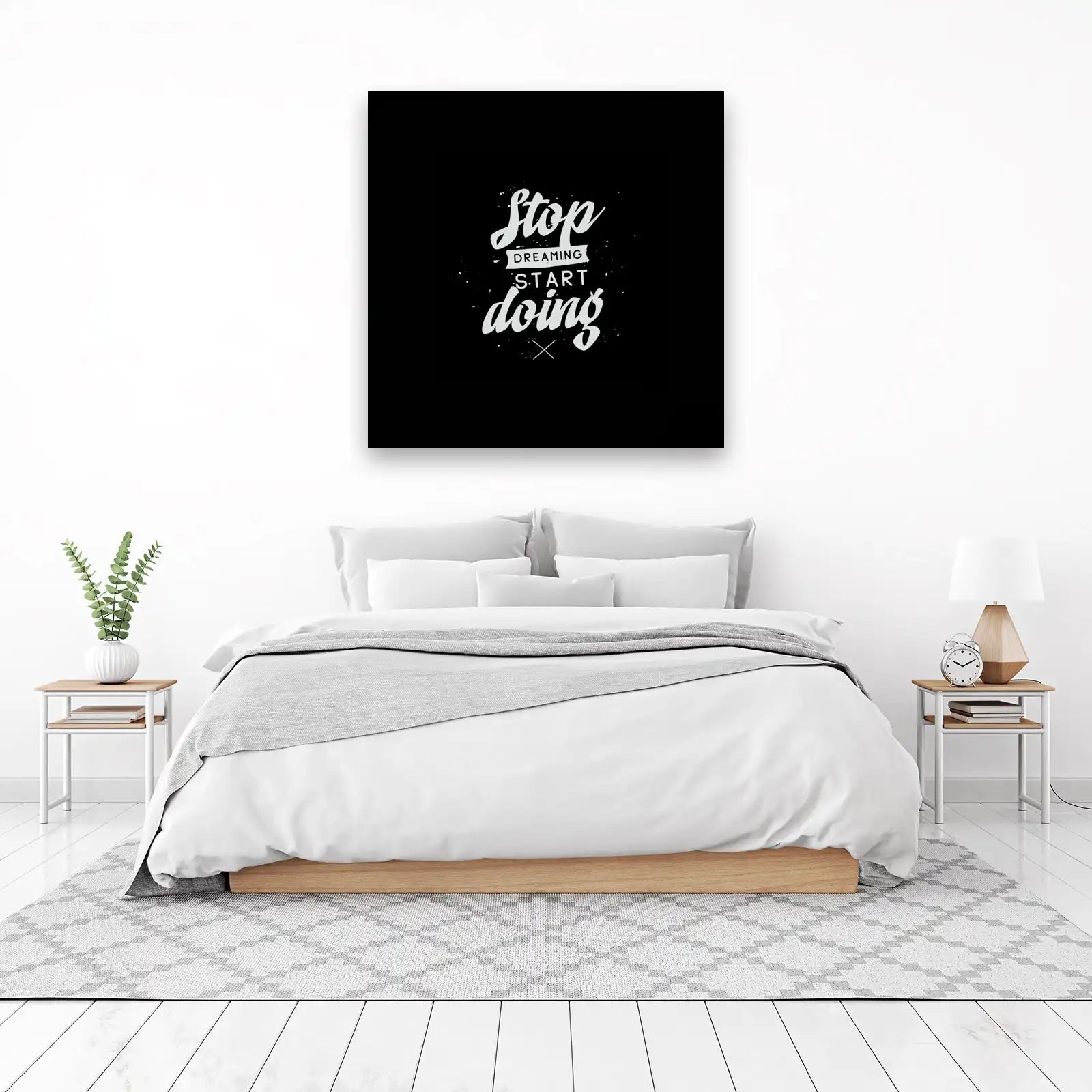 Stop Dreaming Start Doing Motivational Wall Art