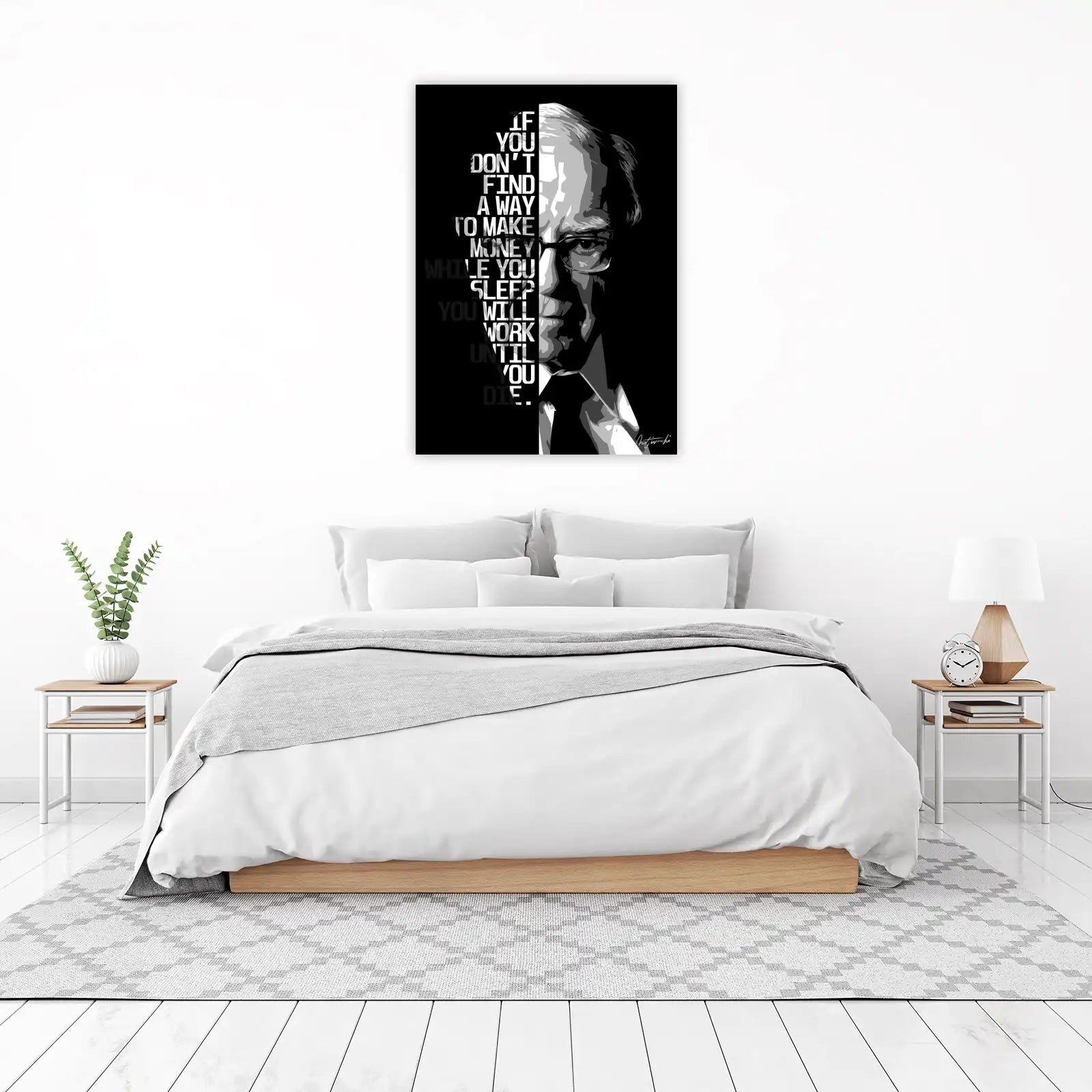Inspiring Quote Portrait Wall Art