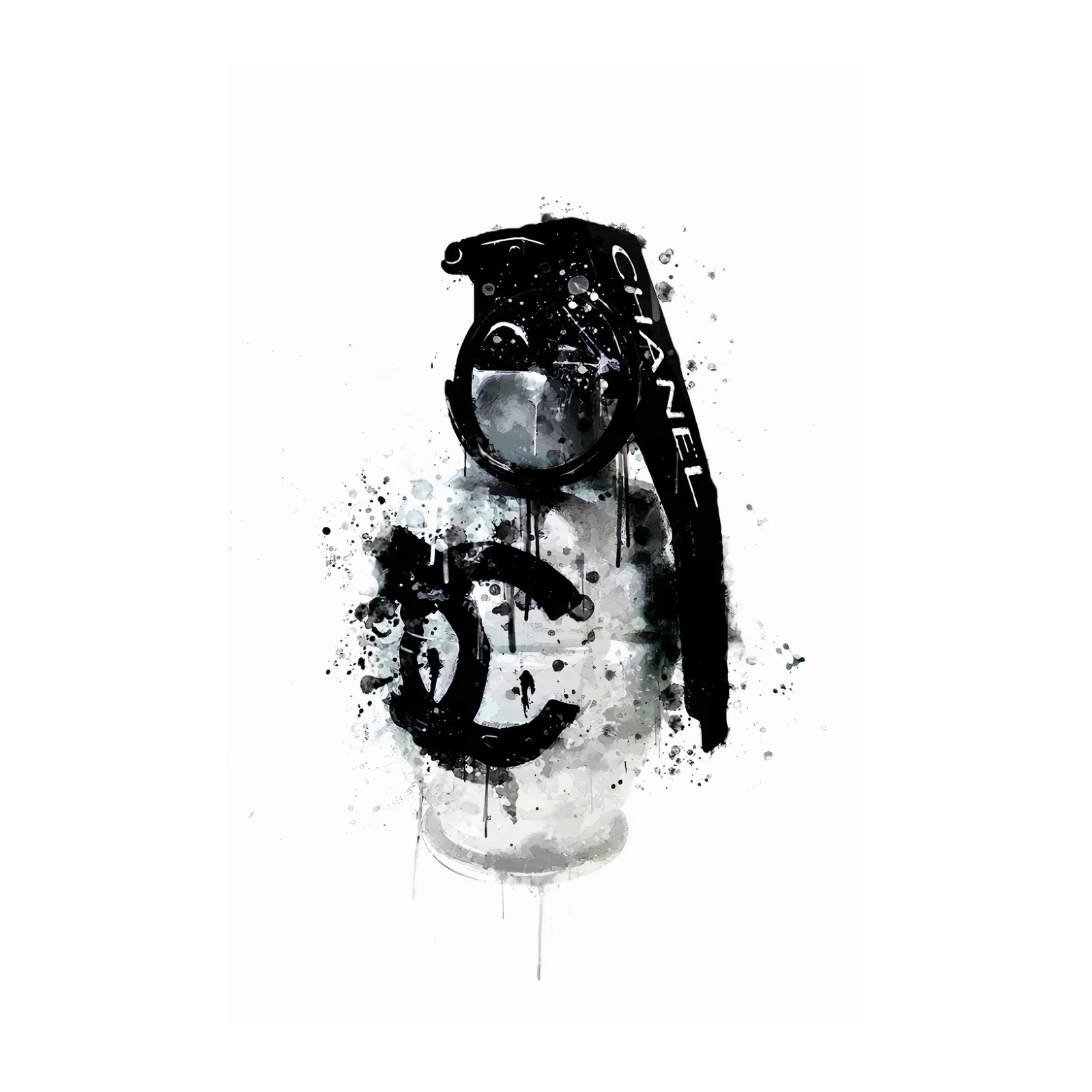 Luxury Grenade Chanel Art Wall Art