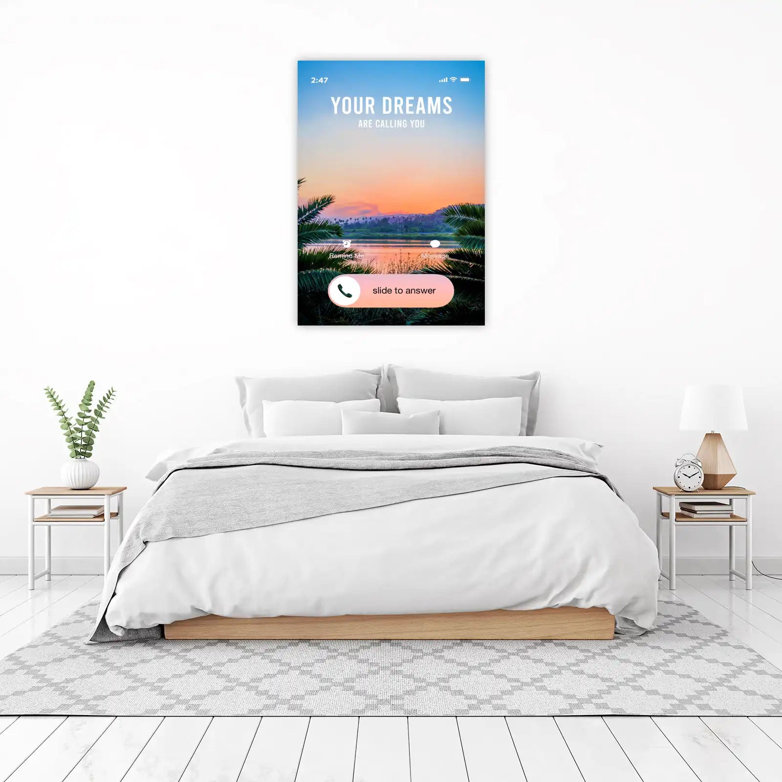 Dreamy Sunset Landscape Wall Art