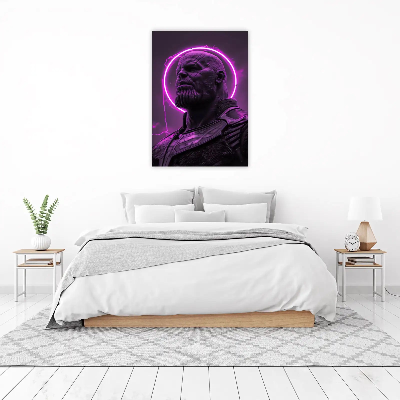 Thanos Neon Aura Wall Art