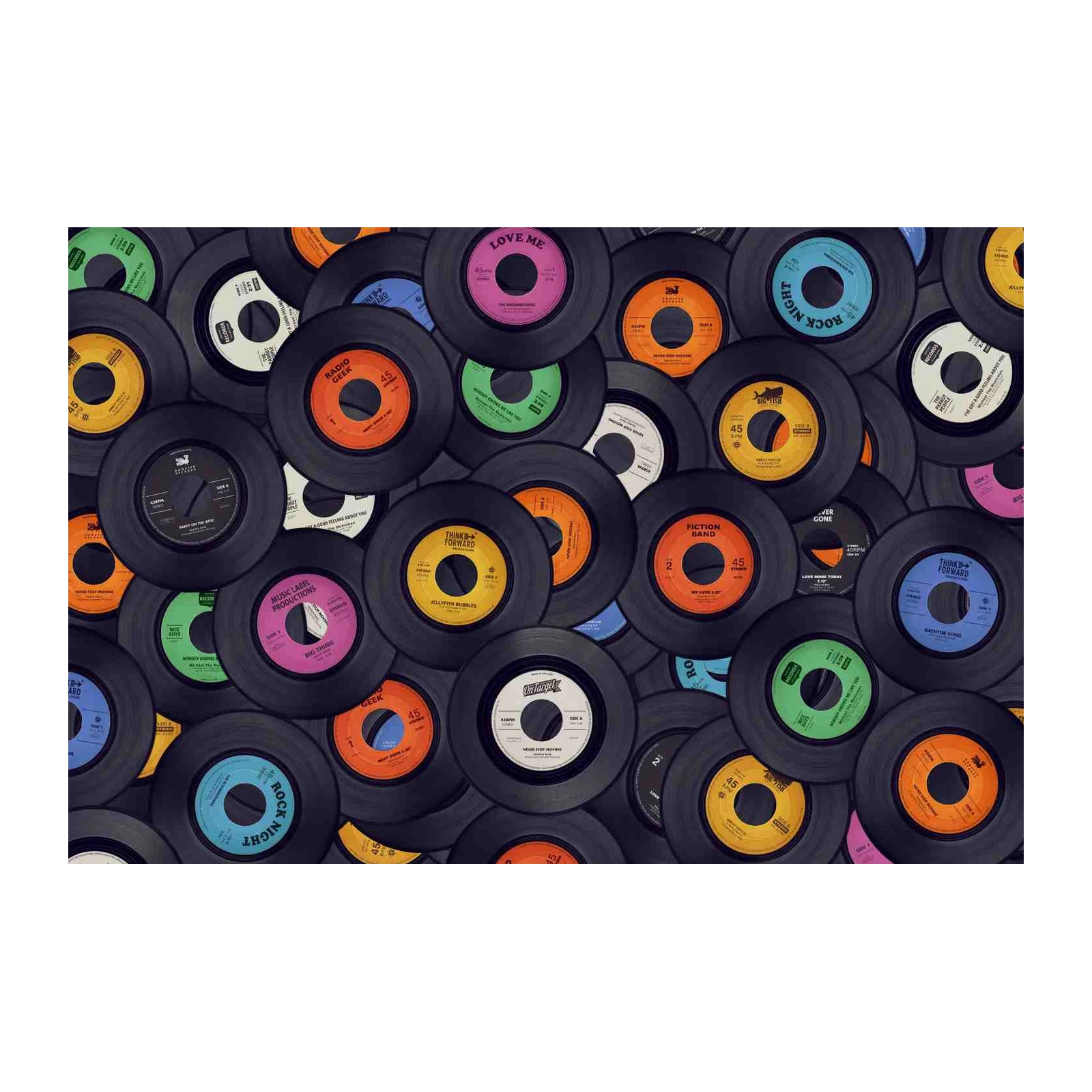 Retro Vinyl Record Wall Art Wall Art