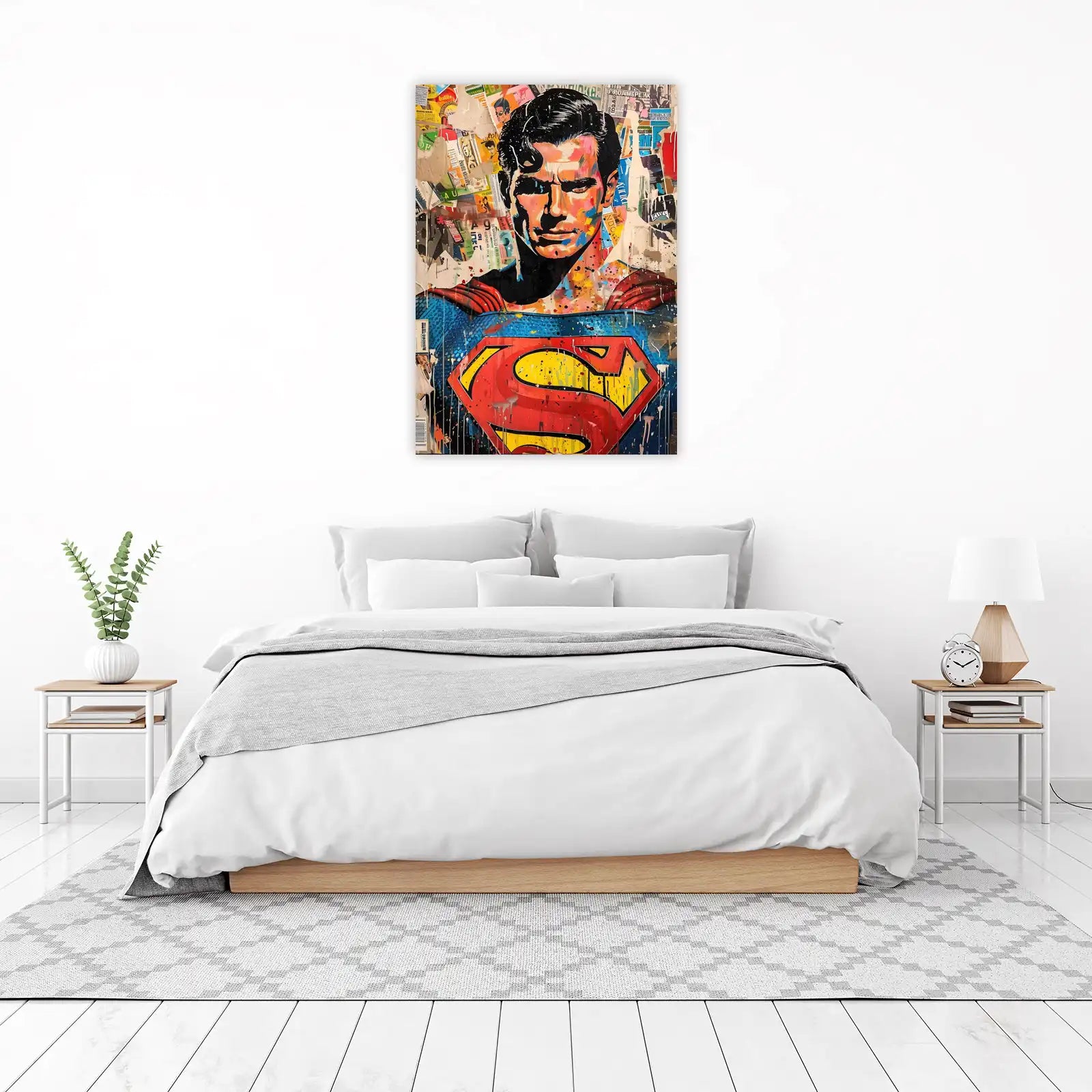 Iconic Superman Pop Art Wall Art