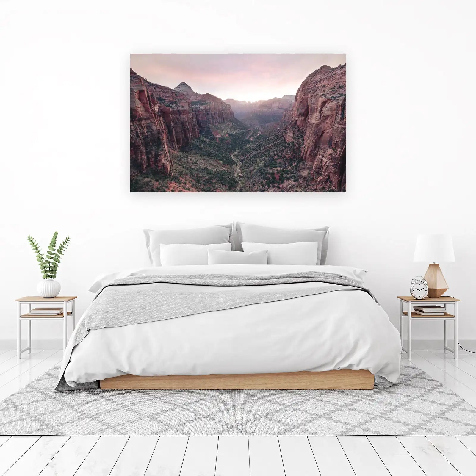 Zion Canyon Serenity Landscape Wall Art