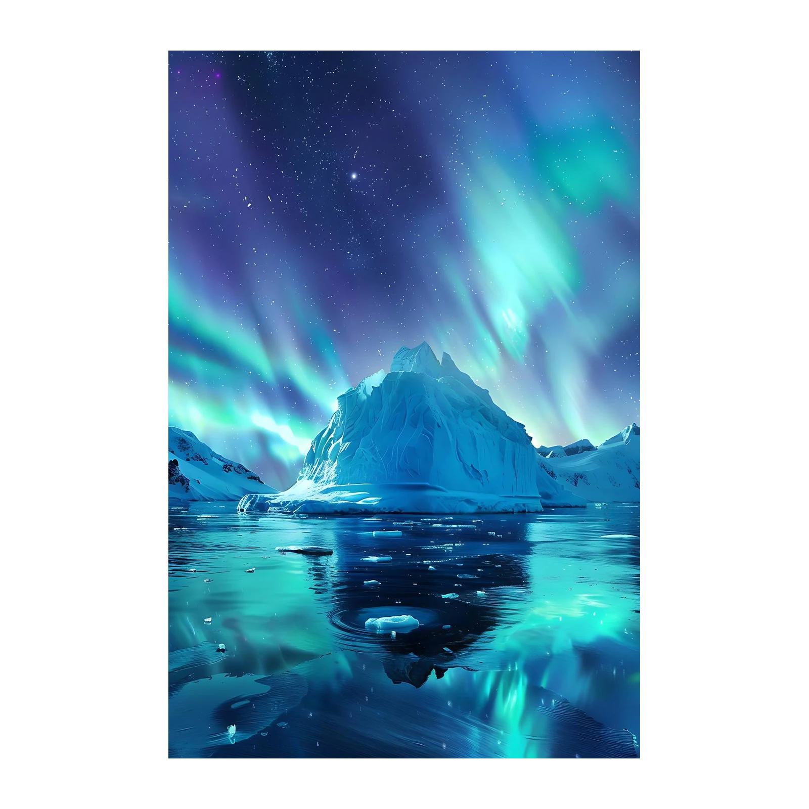 Aurora Iceberg Serenity Wall Art