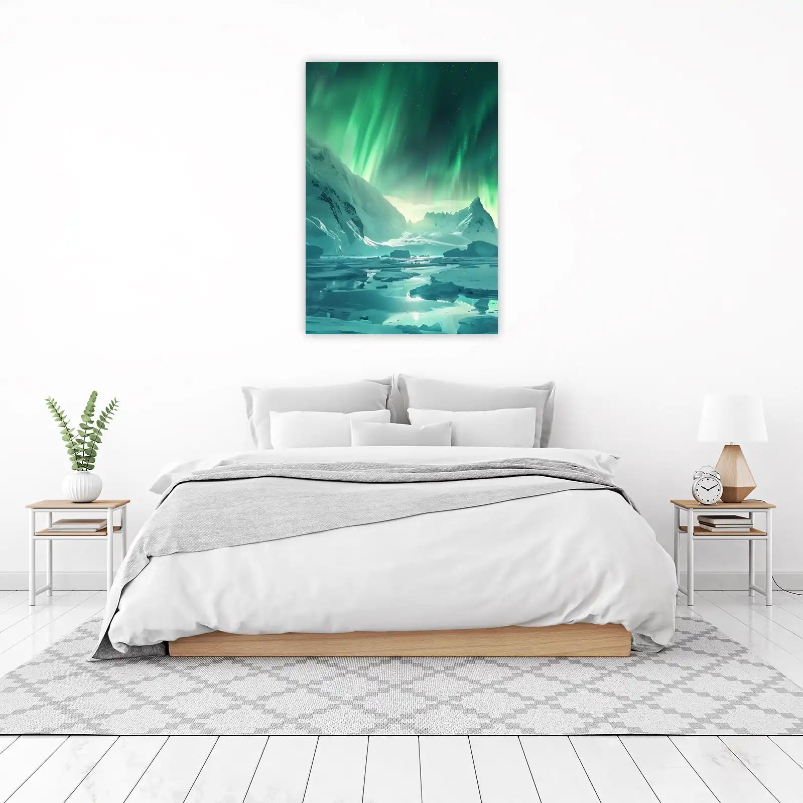 Aurora Arctic Landscape Wall Art