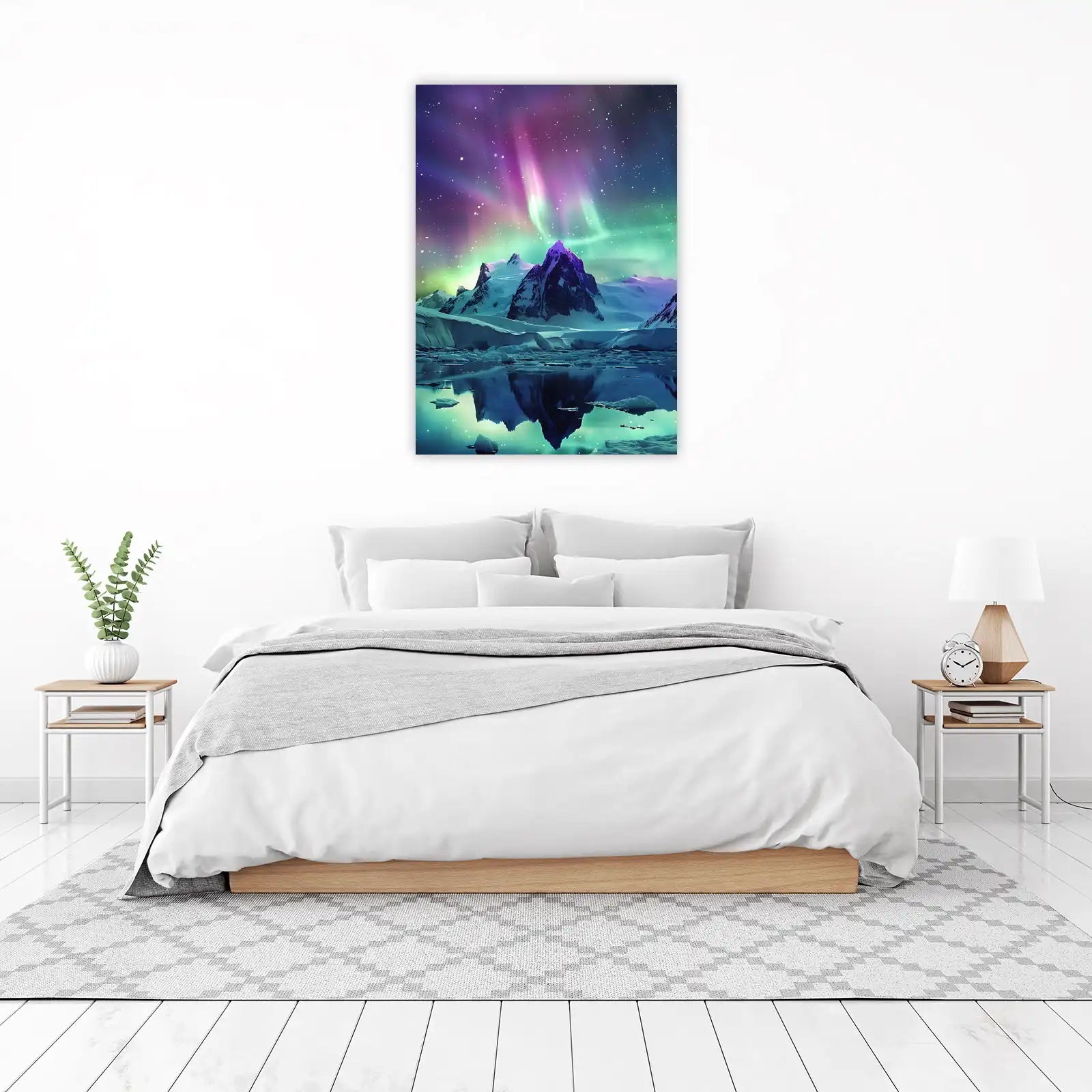 Aurora Mountain Serenity Wall Art