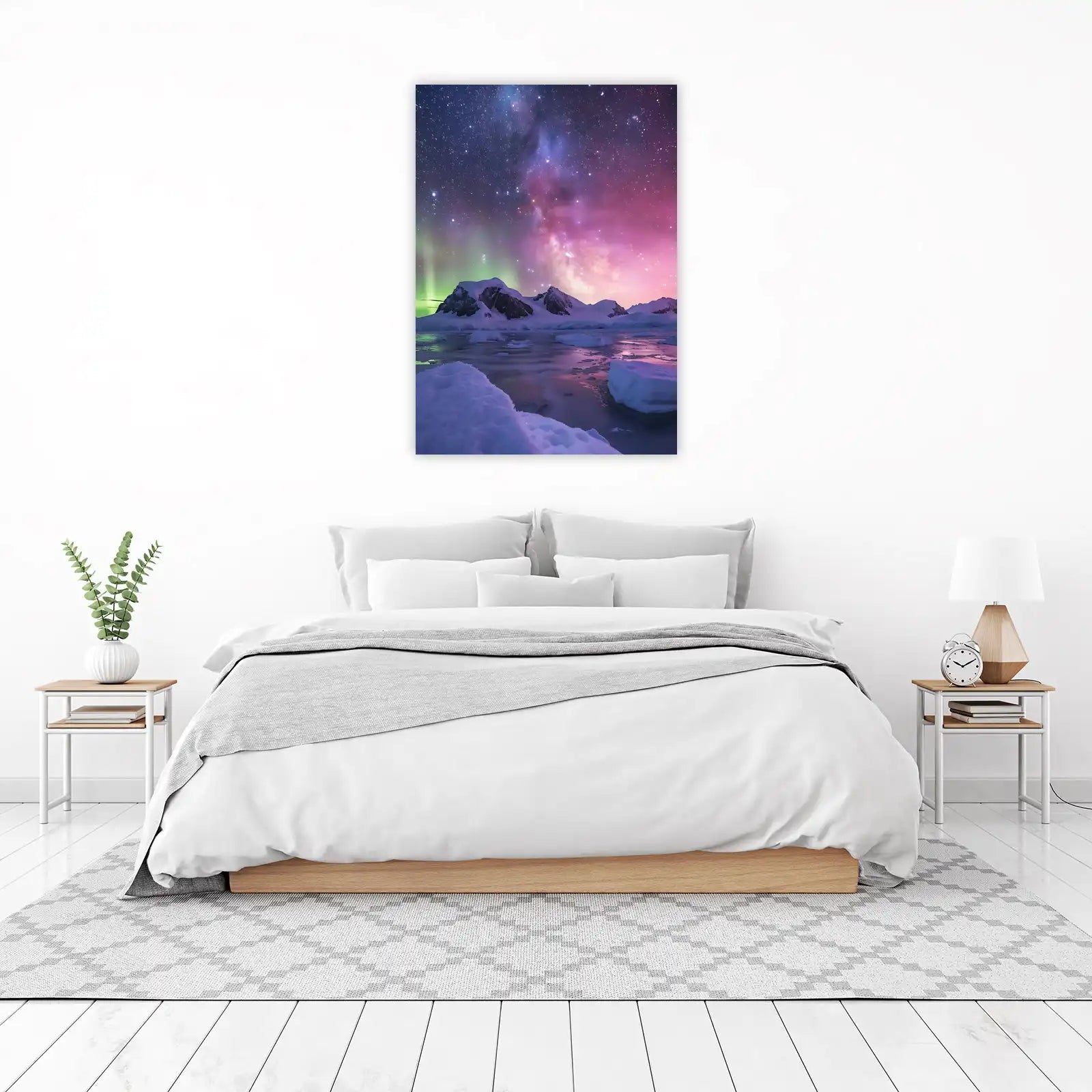 Aurora Night Antarctica Wall Art