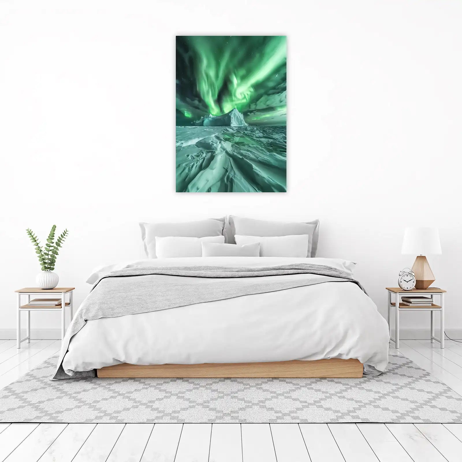 Aurora Borealis Iceberg Wall Art