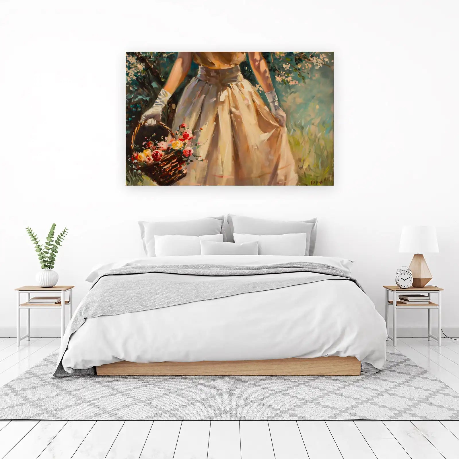 Vintage Garden Romance Wall Art