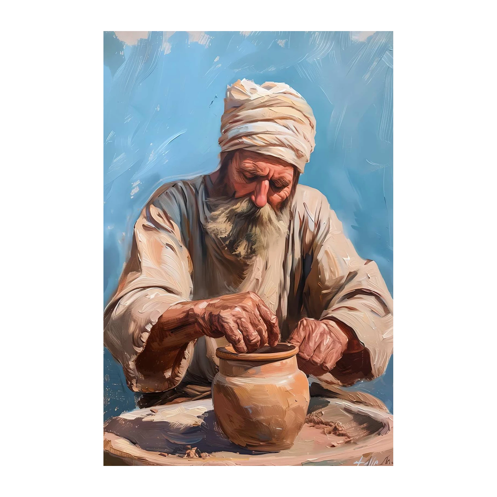 Master Potter Serenity & Skill Wall Art